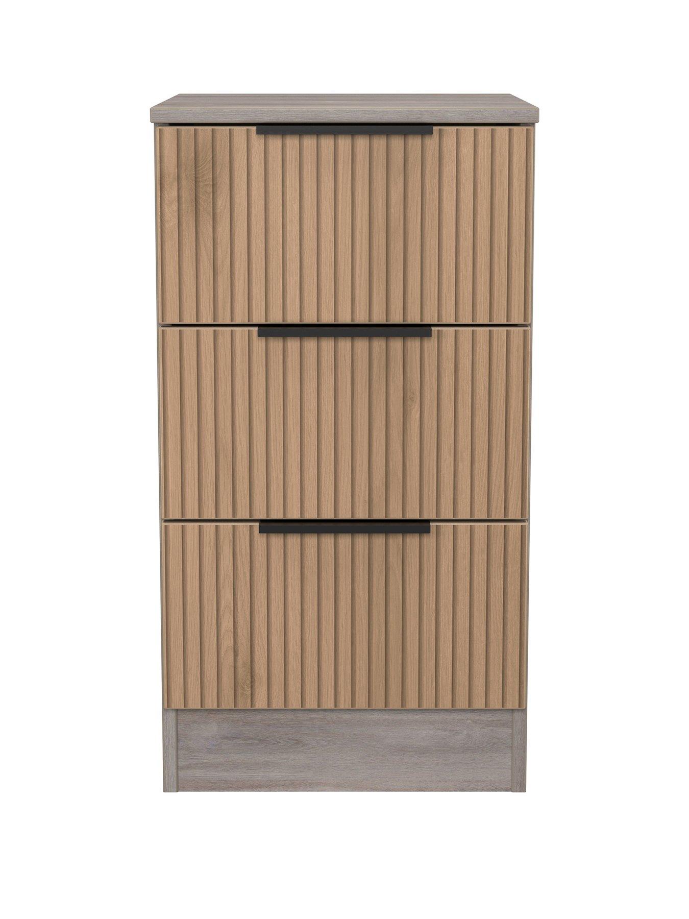Image 2 of 7 of SWIFT Lane 3 Drawer Bedside