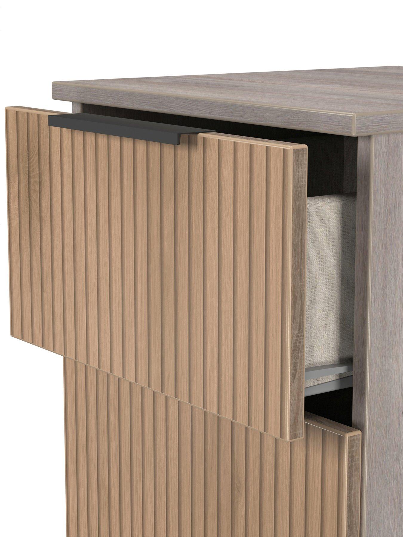 Image 5 of 7 of SWIFT Lane 3 Drawer Bedside