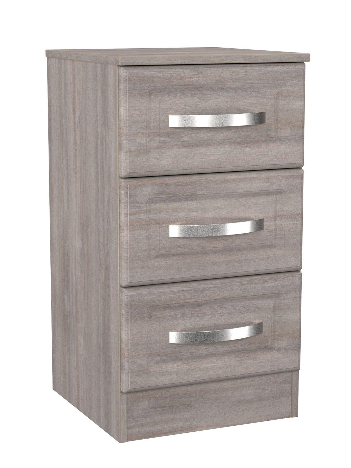 Image 4 of 7 of SWIFT Lori 4 Piece Bedroom Set (2x Bedside, Chest & Triple Wardrobe)