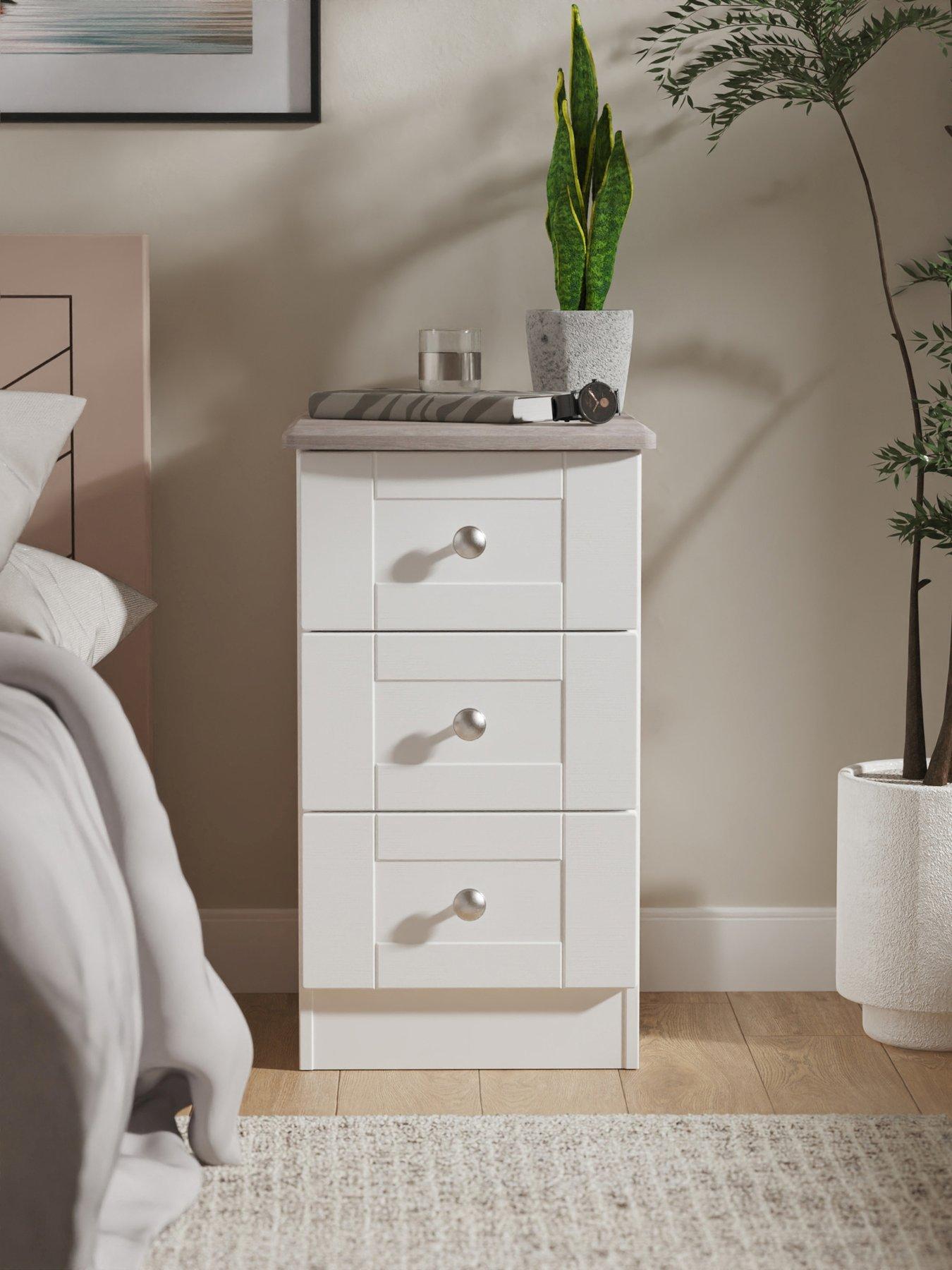 Image 1 of 7 of SWIFT Sydney 3 Drawer Bedside Cabinet