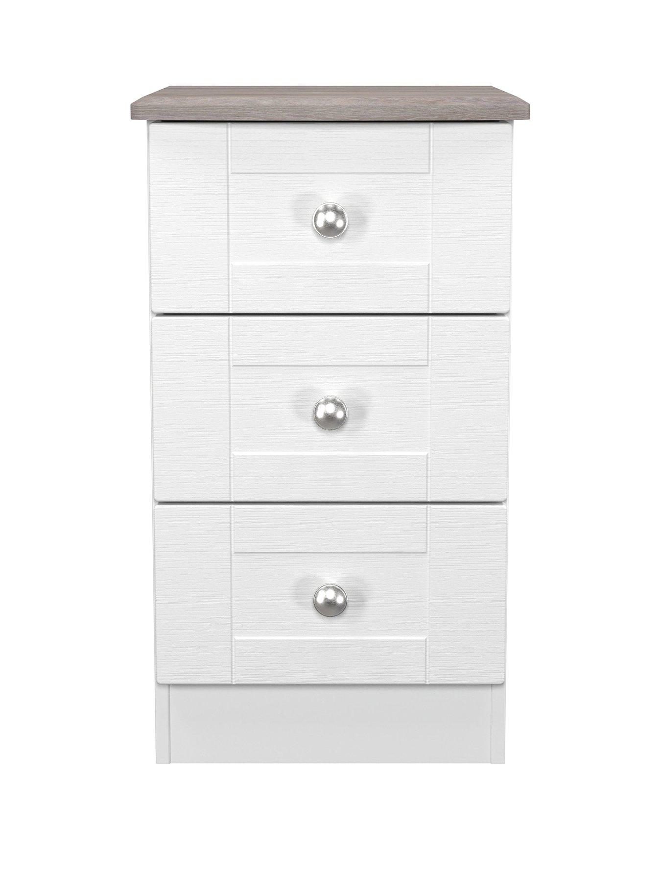 Image 2 of 7 of SWIFT Sydney 3 Drawer Bedside Cabinet