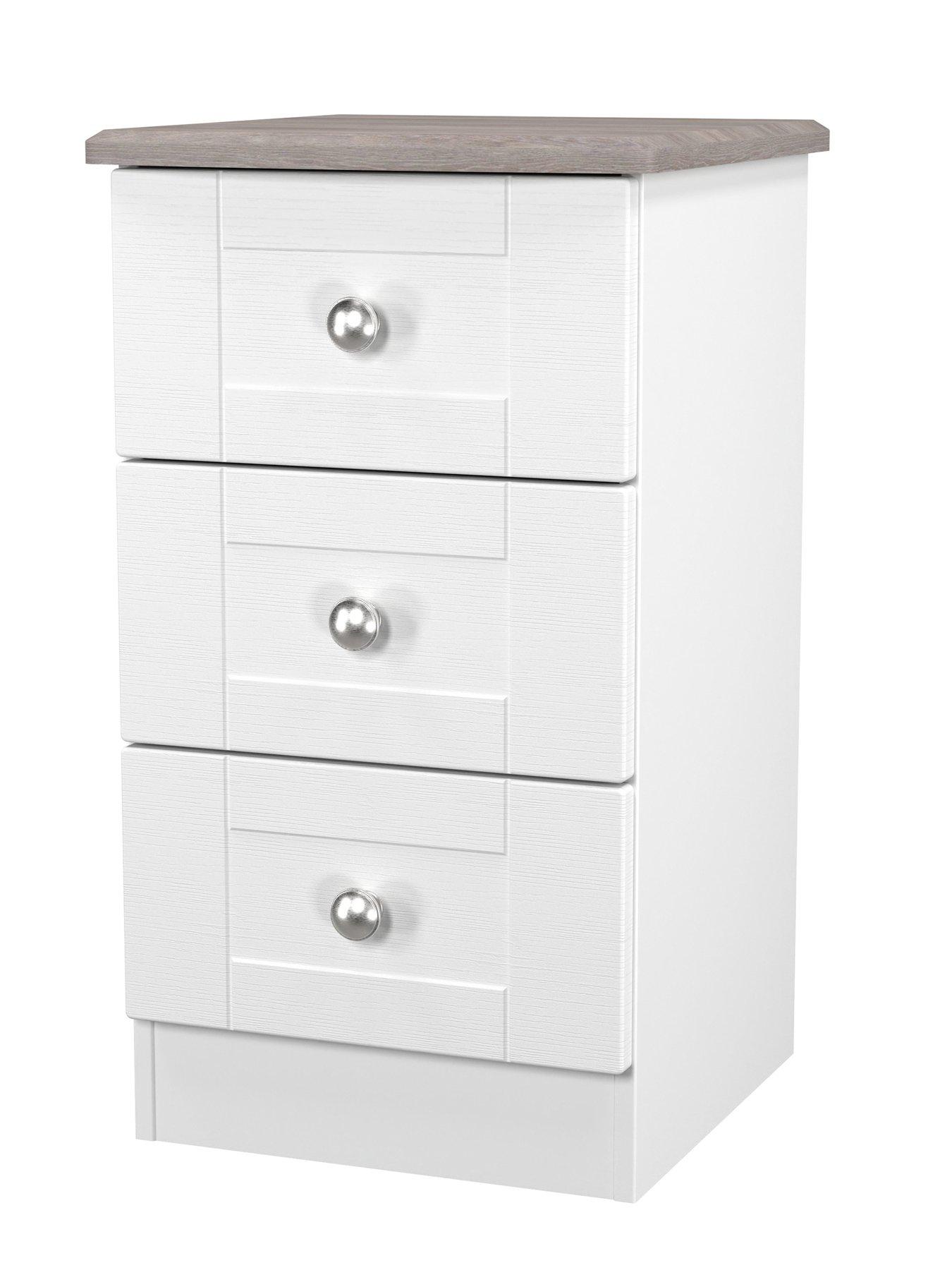 Image 3 of 7 of SWIFT Sydney 3 Drawer Bedside Cabinet