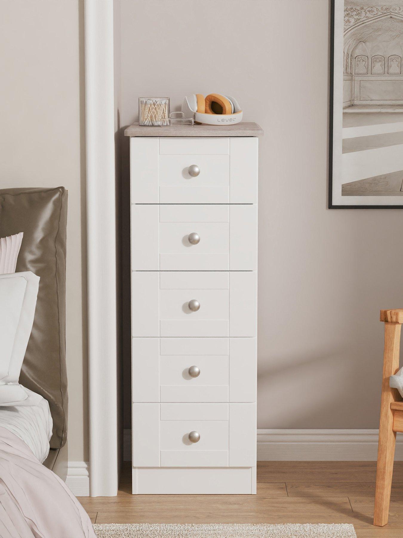 Image 1 of 7 of SWIFT Sydney 5 Drawer Bedside Cabinet