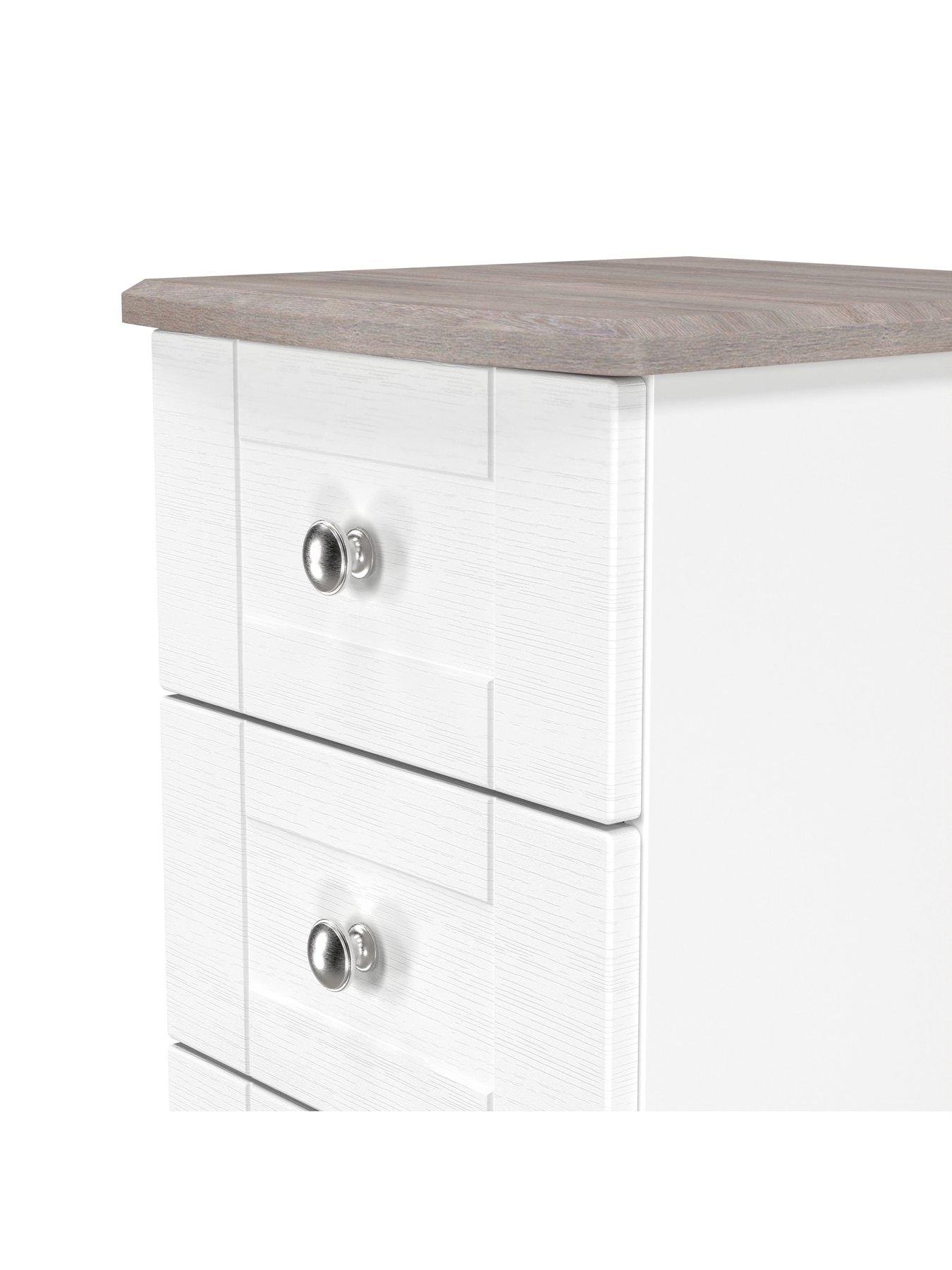Image 4 of 7 of SWIFT Sydney 5 Drawer Bedside Cabinet