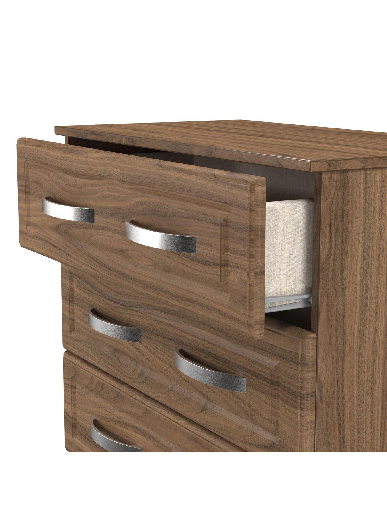 Image 7 of 7 of SWIFT Lori 4 Piece Bedroom Set (2x Bedside, Chest & Double Wardrobe)