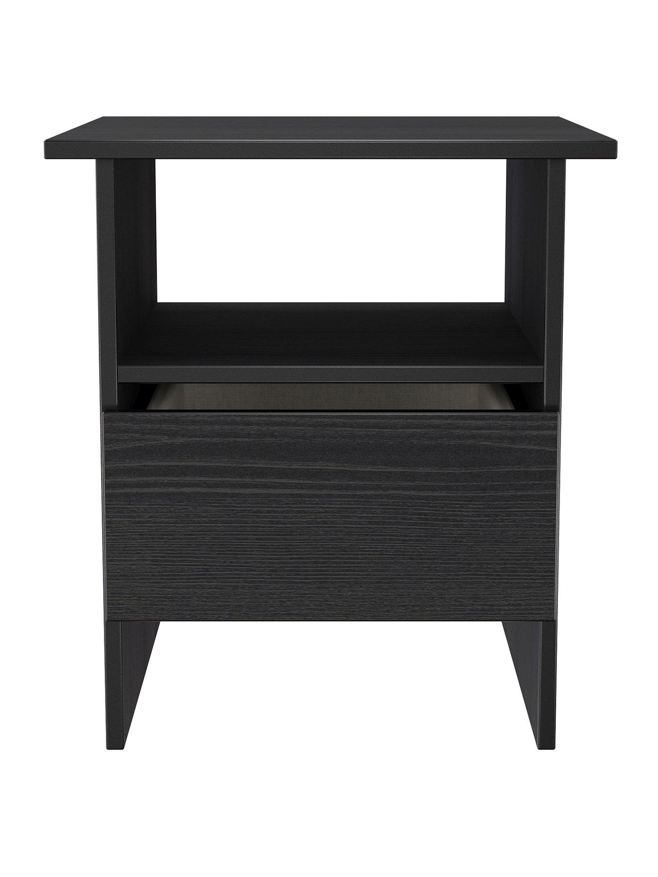Image 2 of 6 of SWIFT Strata Bottom Drawer Lamp Table