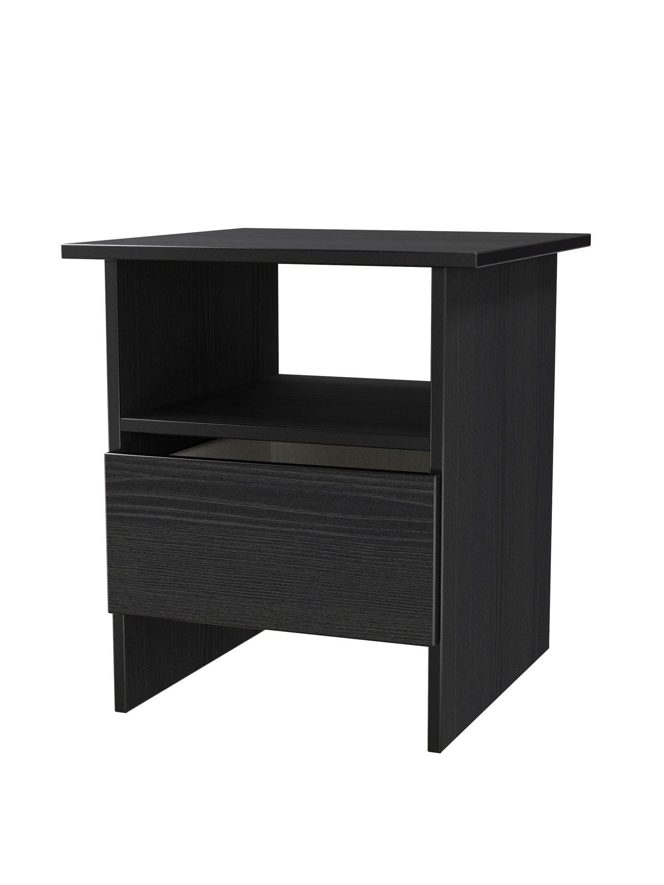 Image 3 of 6 of SWIFT Strata Bottom Drawer Lamp Table