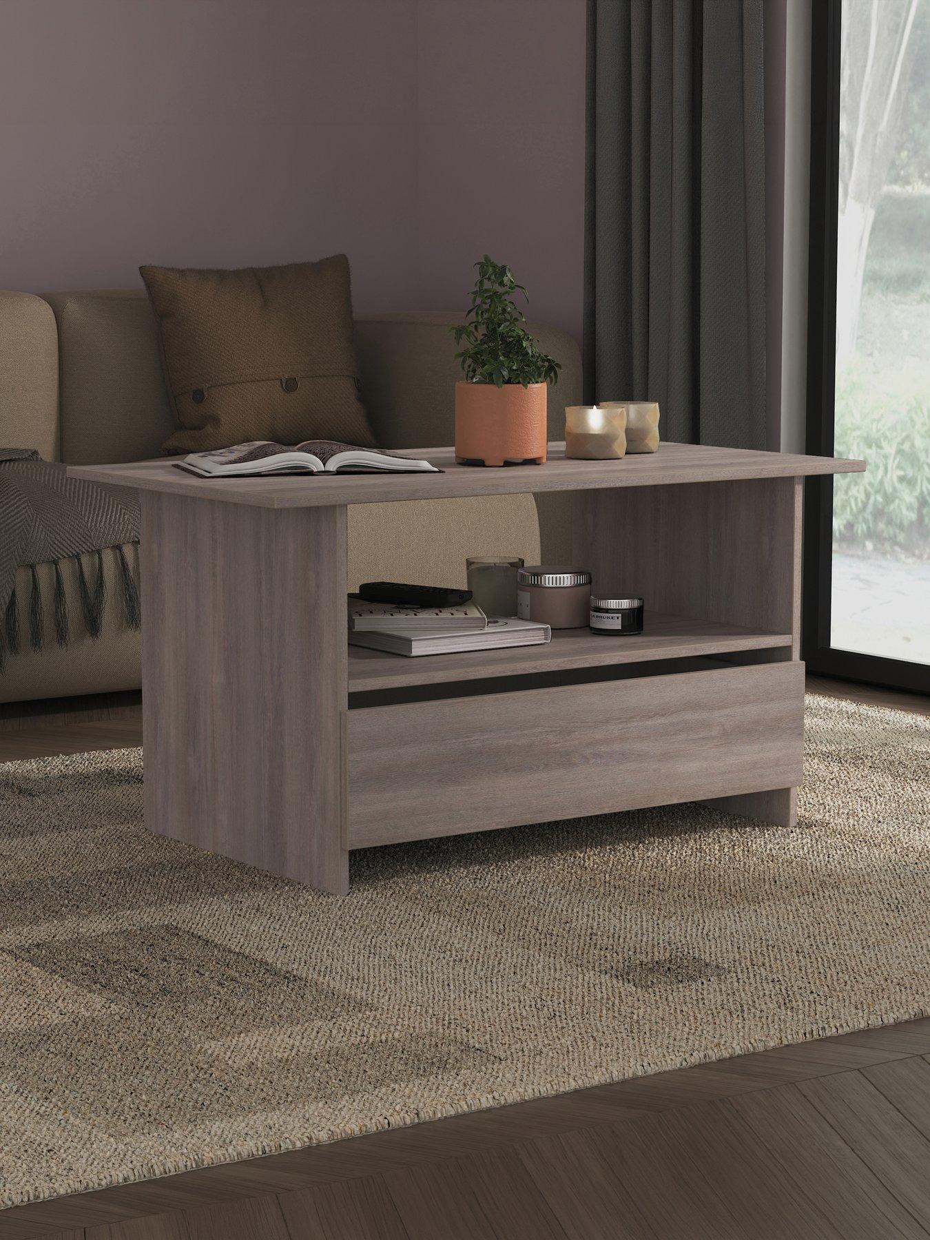 Image 1 of 6 of SWIFT Strata Bottom Drawer Coffee Table