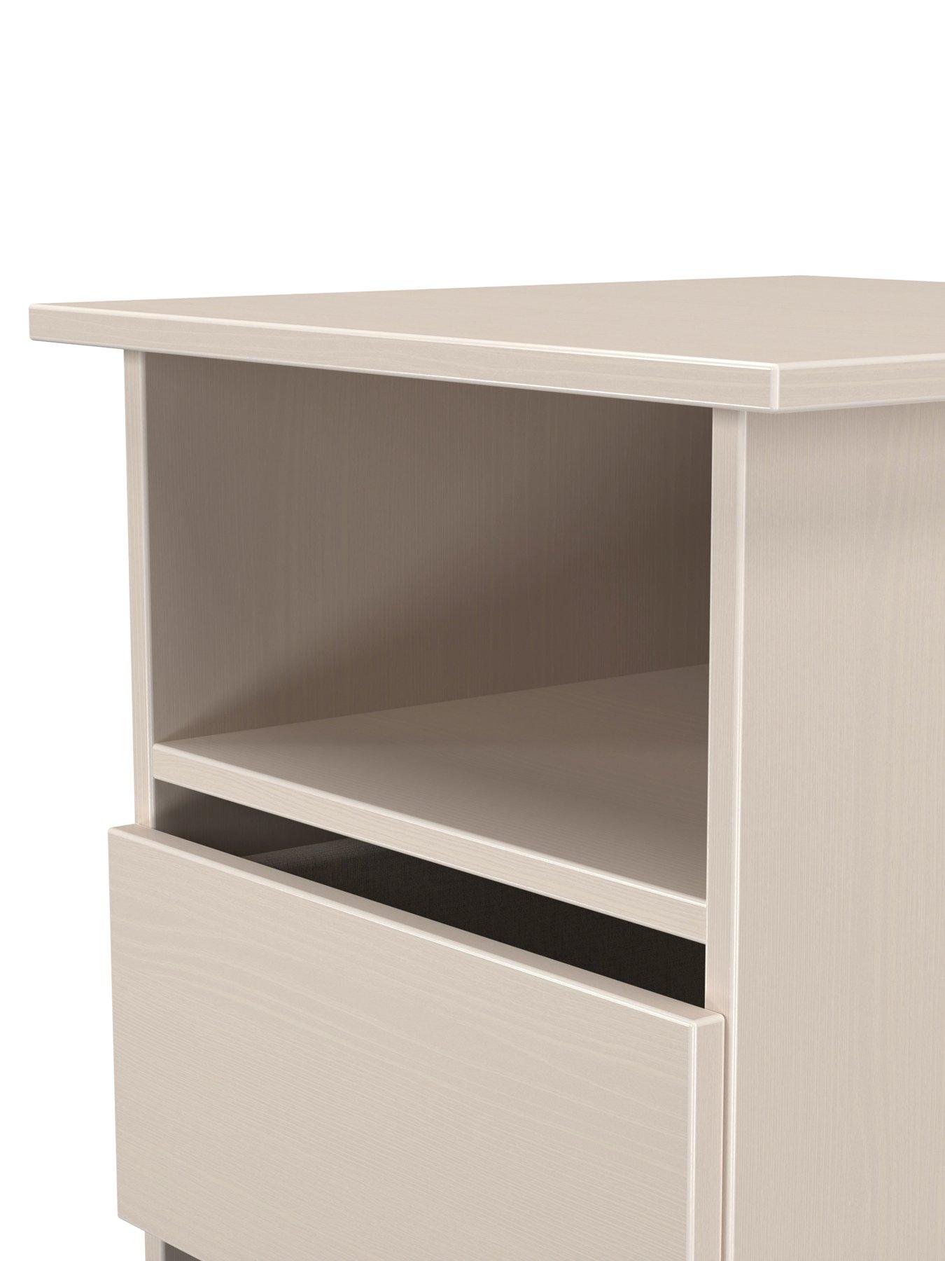 Image 4 of 6 of SWIFT Strata Bottom Drawer Lamp Table