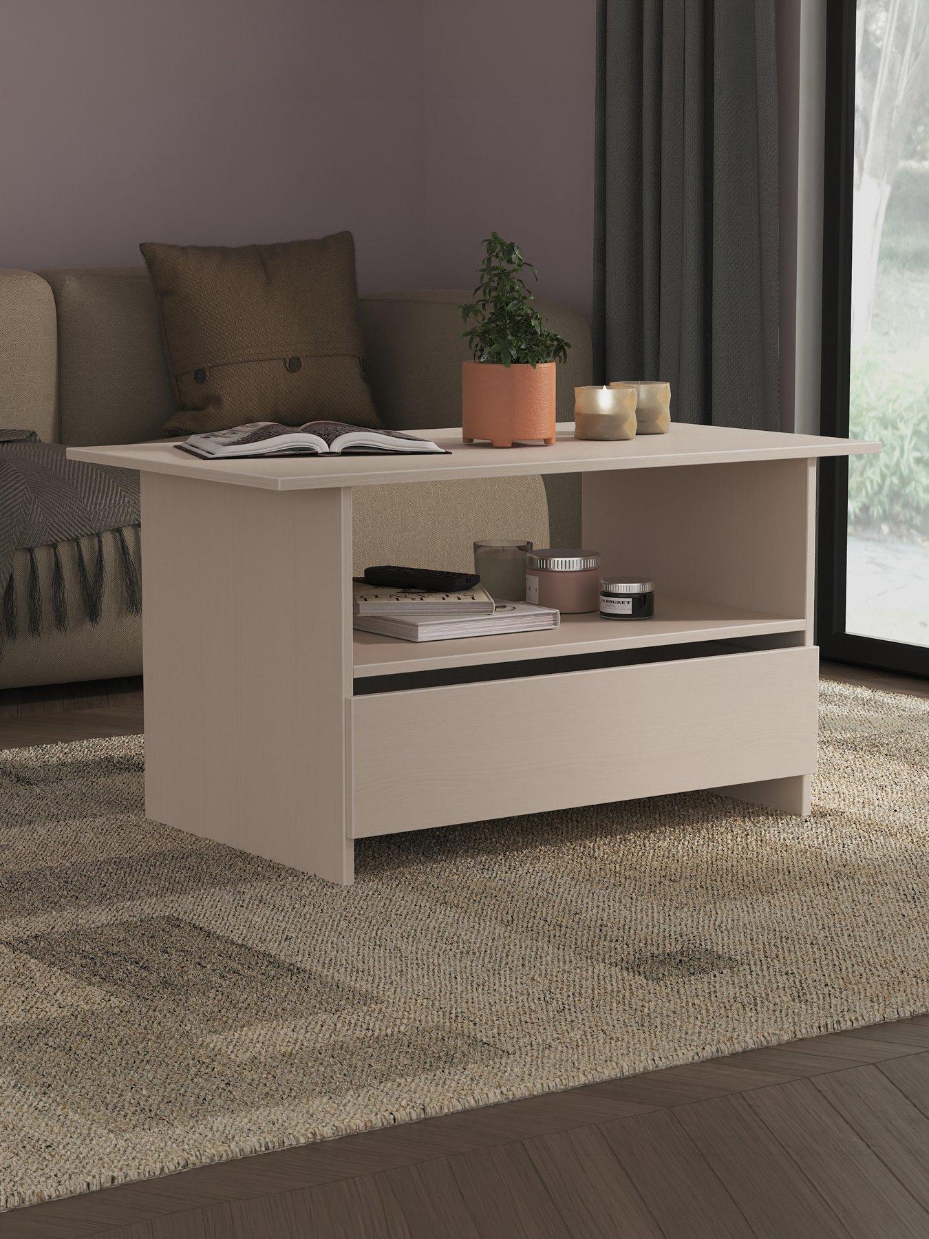 Image 1 of 6 of SWIFT Strata Bottom Drawer Coffee Table