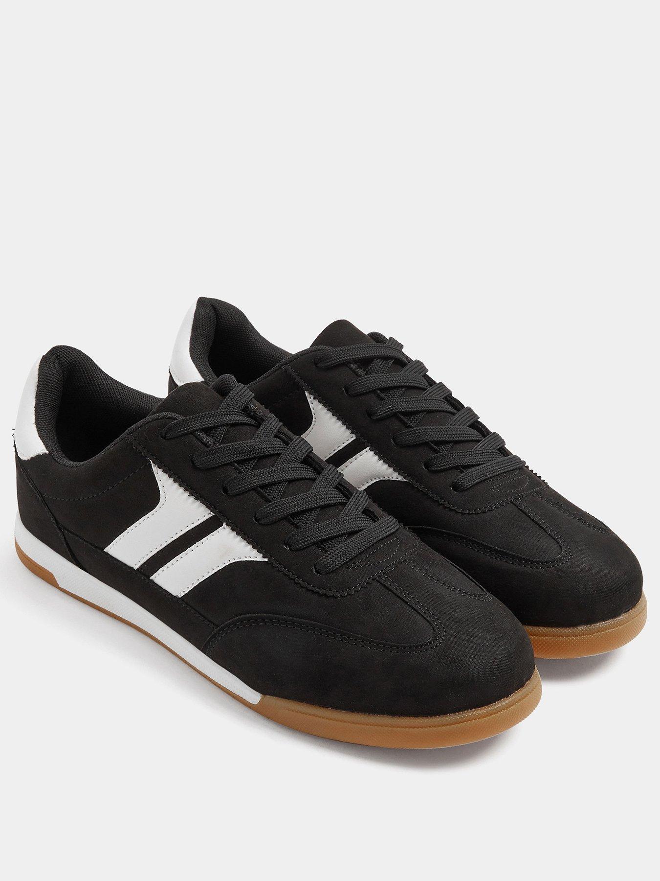 Image 2 of 4 of Yours Womens Extra Wide Fit Padded Skate Trainers - Black
