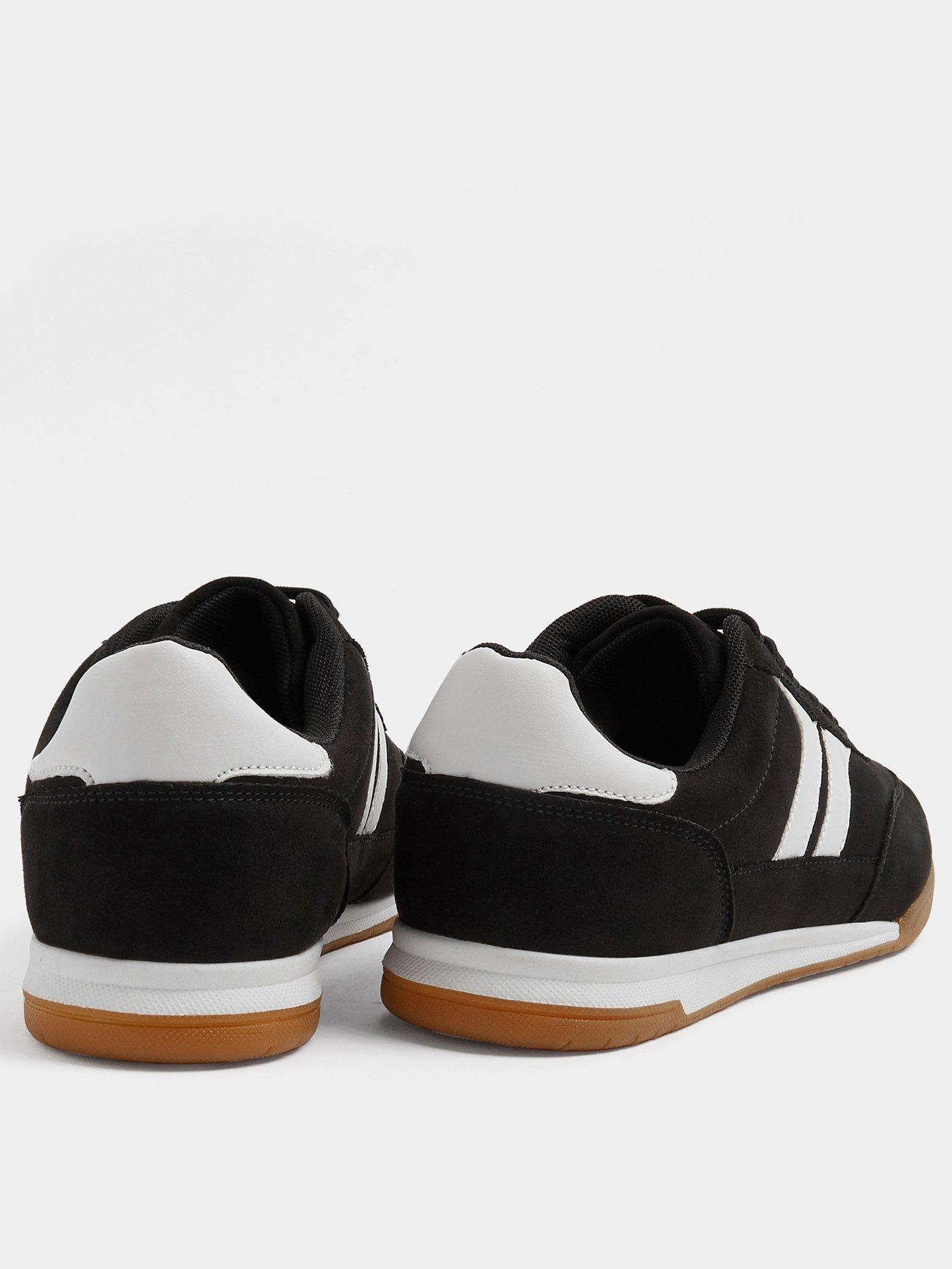 Image 3 of 4 of Yours Womens Extra Wide Fit Padded Skate Trainers - Black