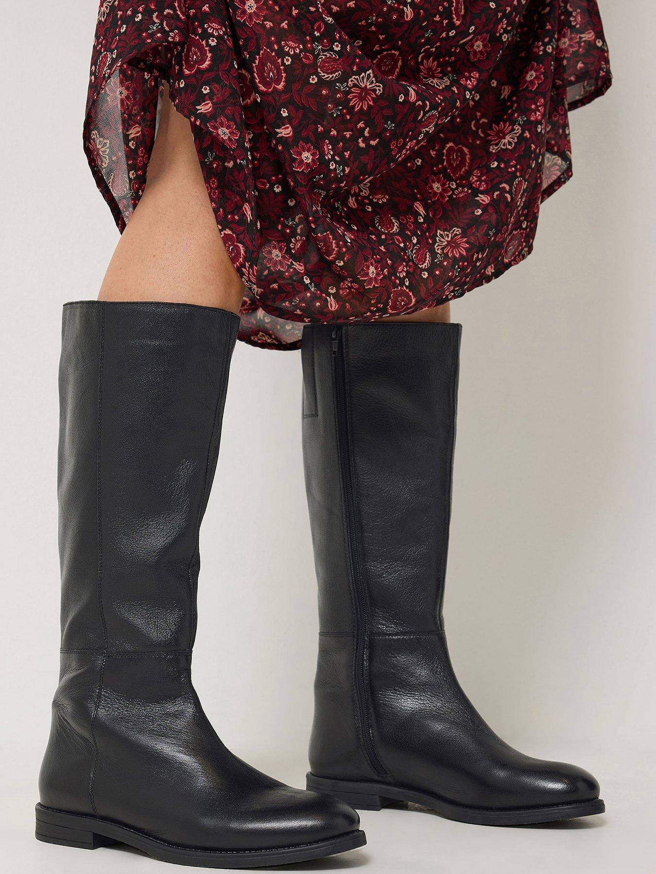 Image 1 of 4 of Yours Knee High Leather Boot
