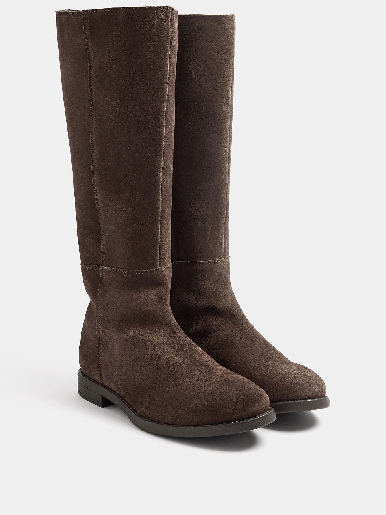 Image 2 of 4 of Yours Knee High Suede Boot