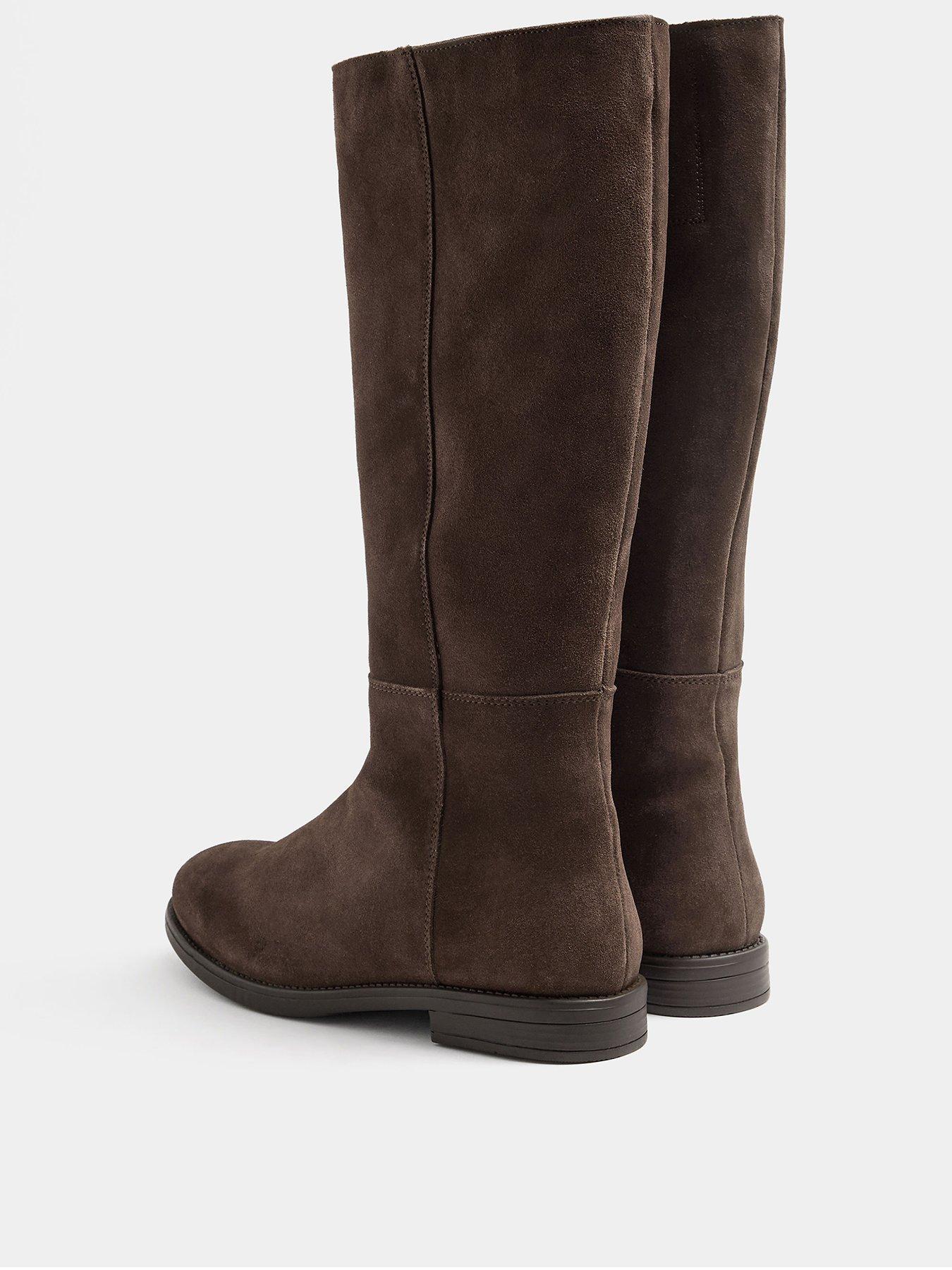 Image 3 of 4 of Yours Knee High Suede Boot