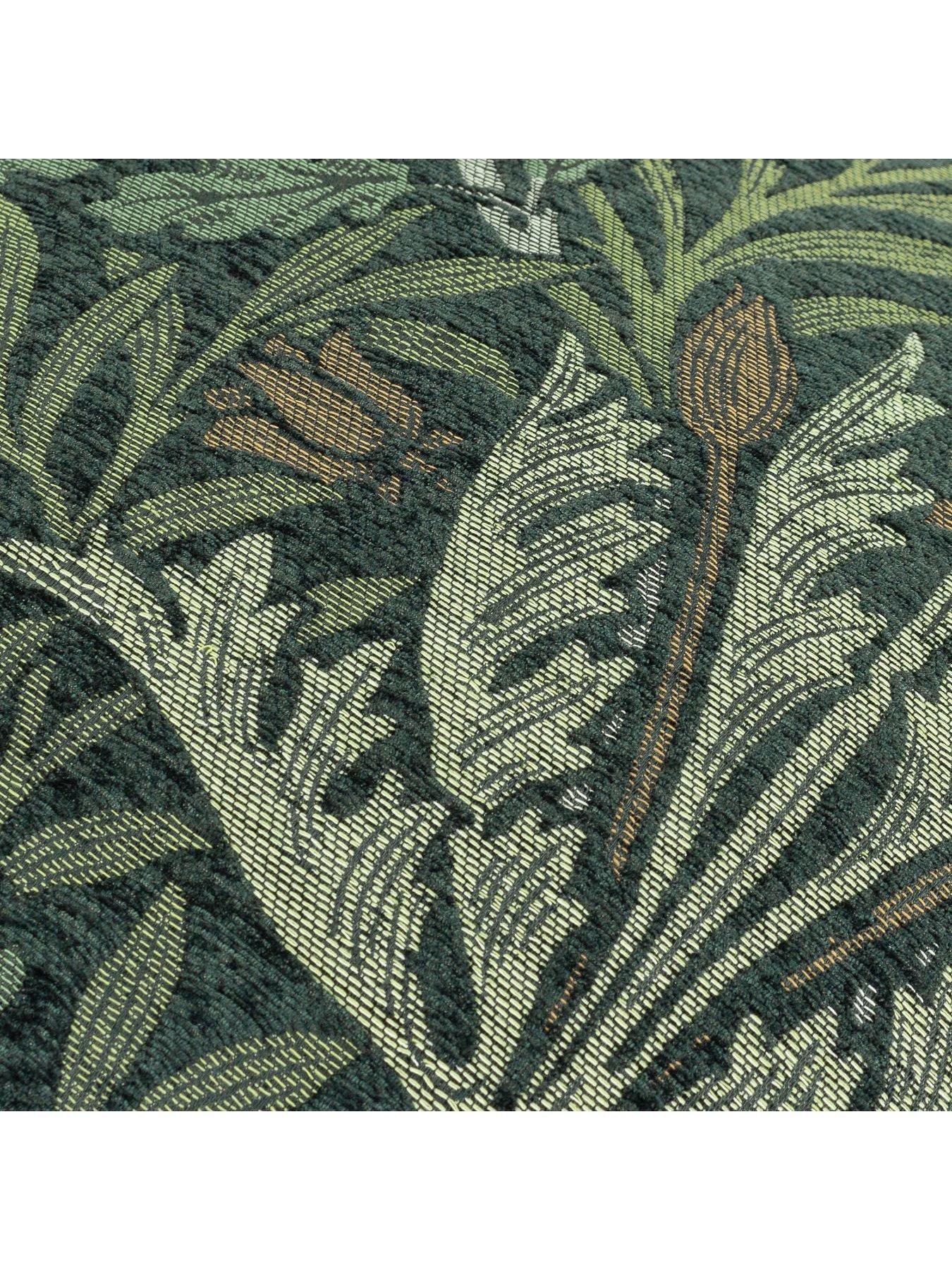 Image 3 of 6 of Morris & Co ACORN MULTI 55X55 FEATHER RICH CUSHION THYME/FOREST