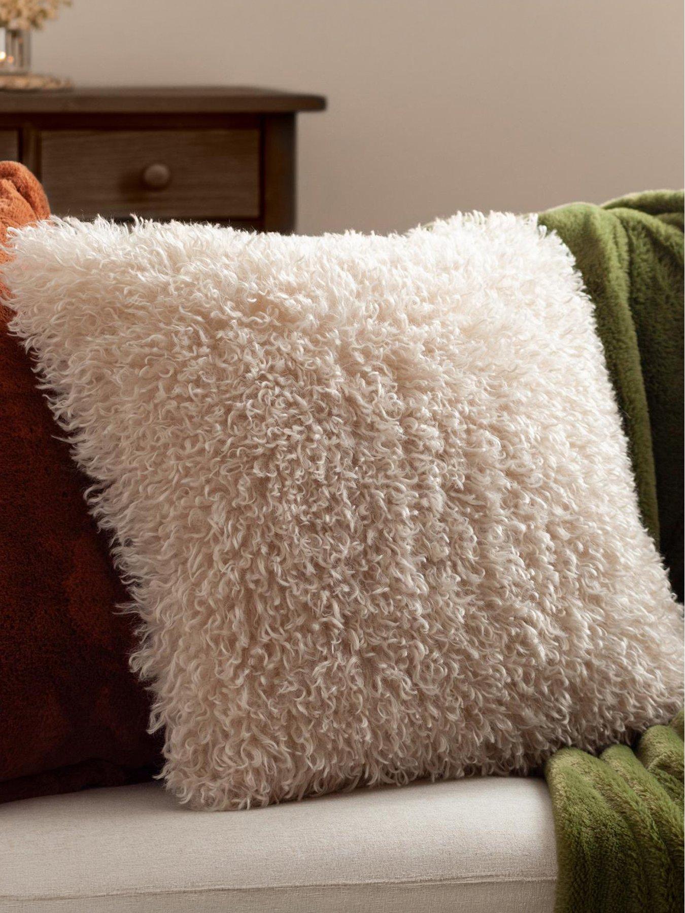 Furn ROWAN 50X50 POLYESTER CUSHION NATURAL