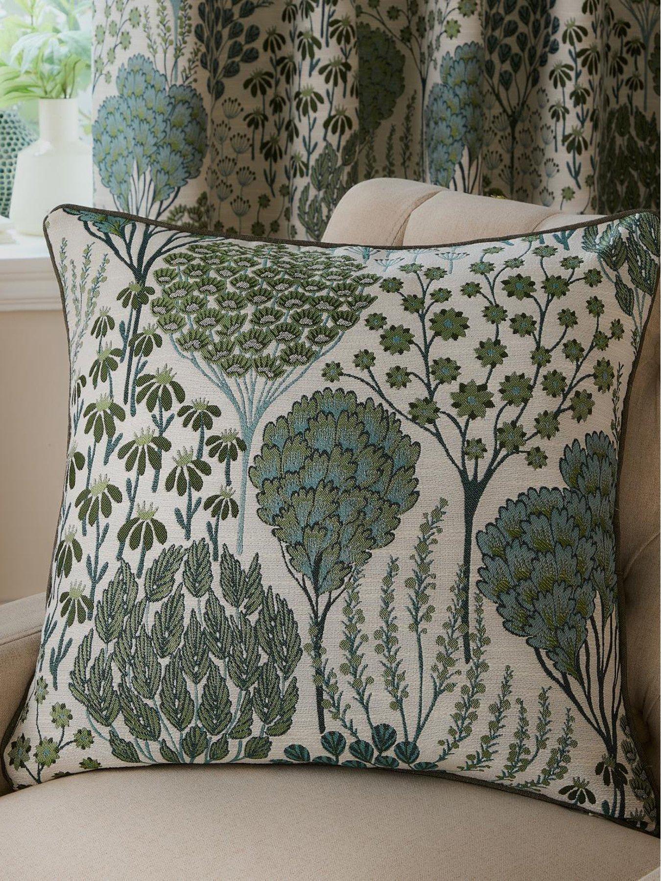 Image 1 of 6 of Wylder OPHELIA 50X50 POLYESTER CUSHION THYME/MINERAL