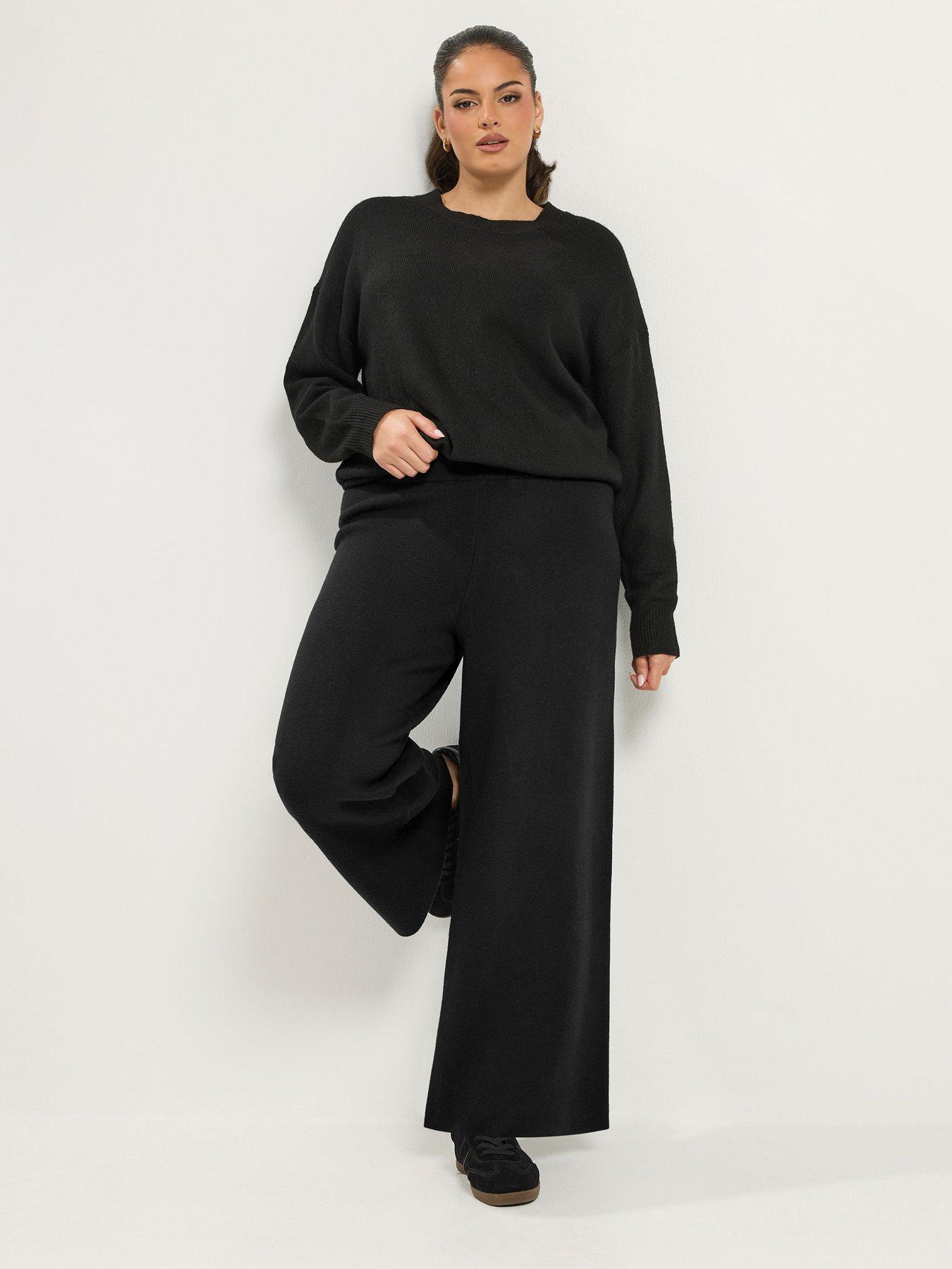 Image 3 of 4 of Yours Curve Wide Leg Trouser