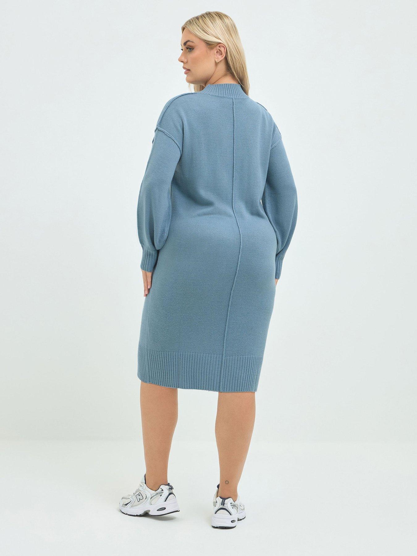 Image 2 of 4 of Yours Curve Slouch Jumper Dress
