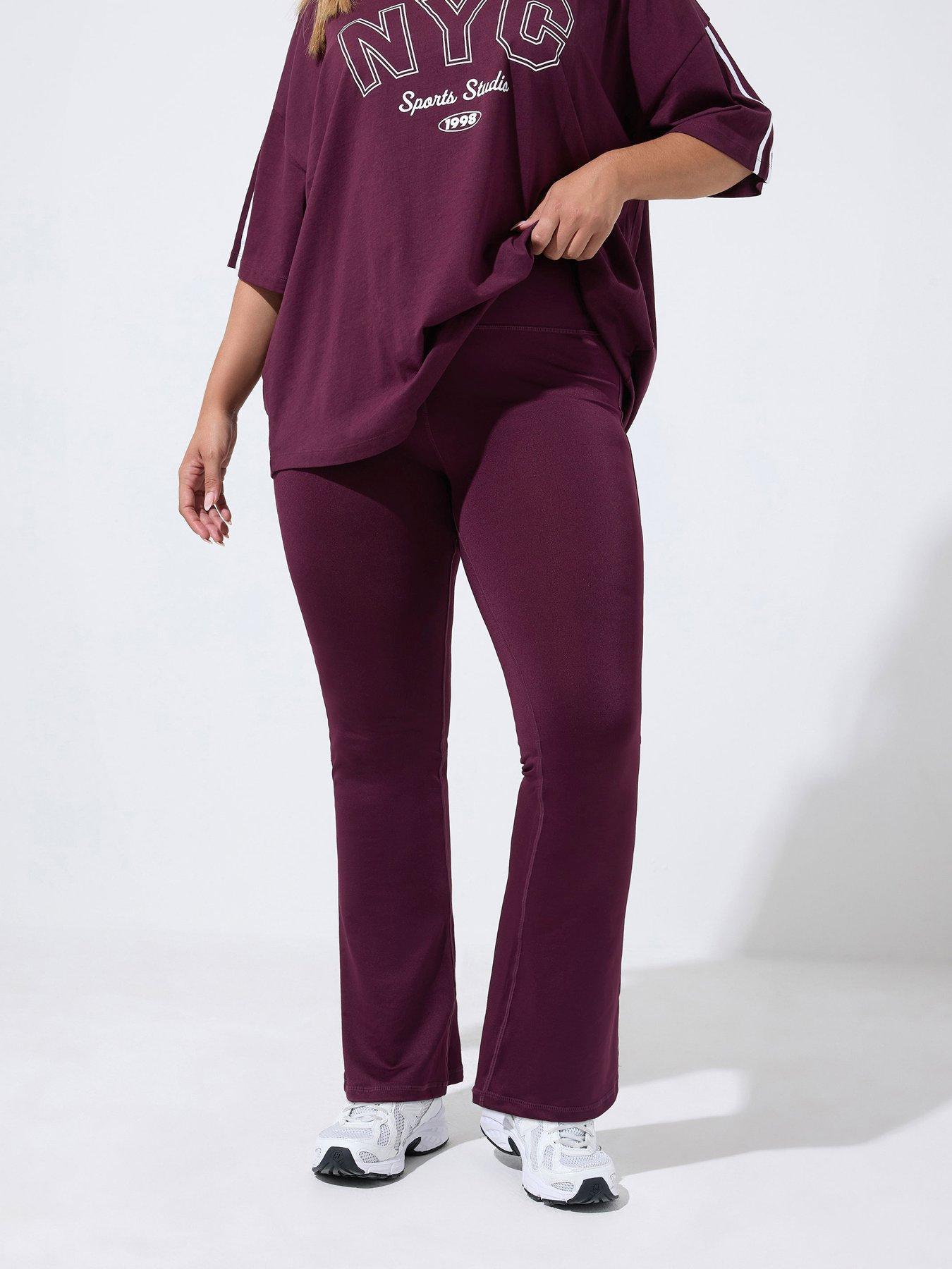 Image 1 of 4 of Yours Curve Active Flared Legging