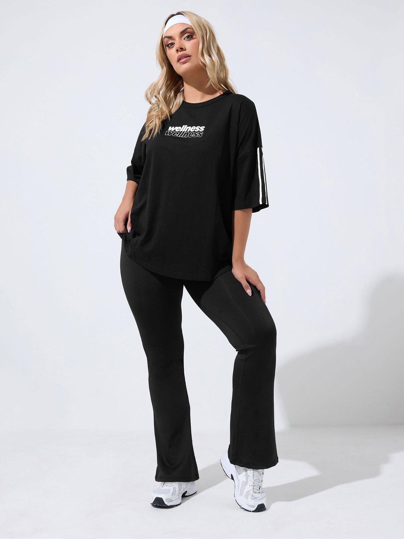 Image 3 of 4 of Yours Curve Active Flared Legging