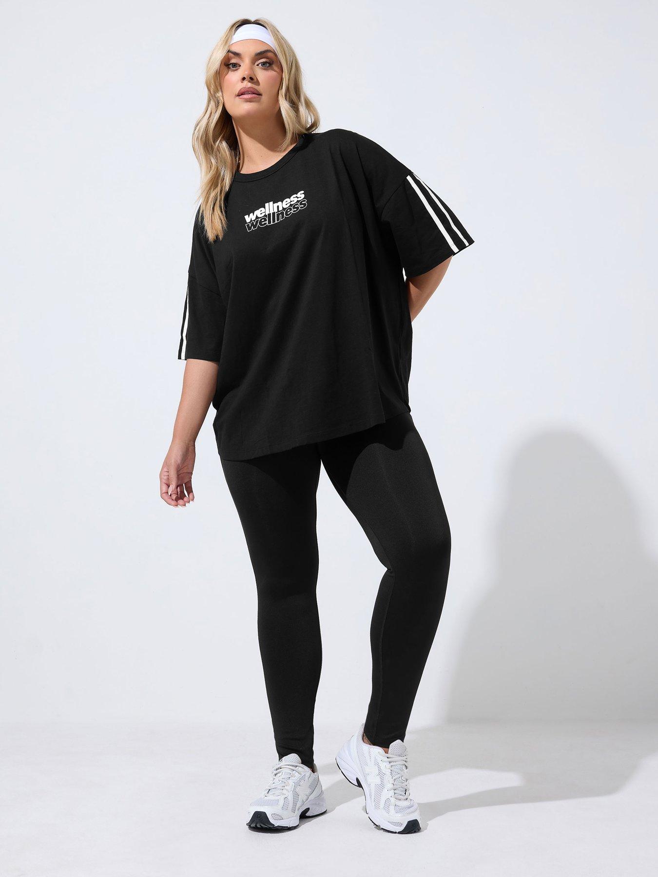 Image 3 of 4 of Yours Curve Active Flared Legging