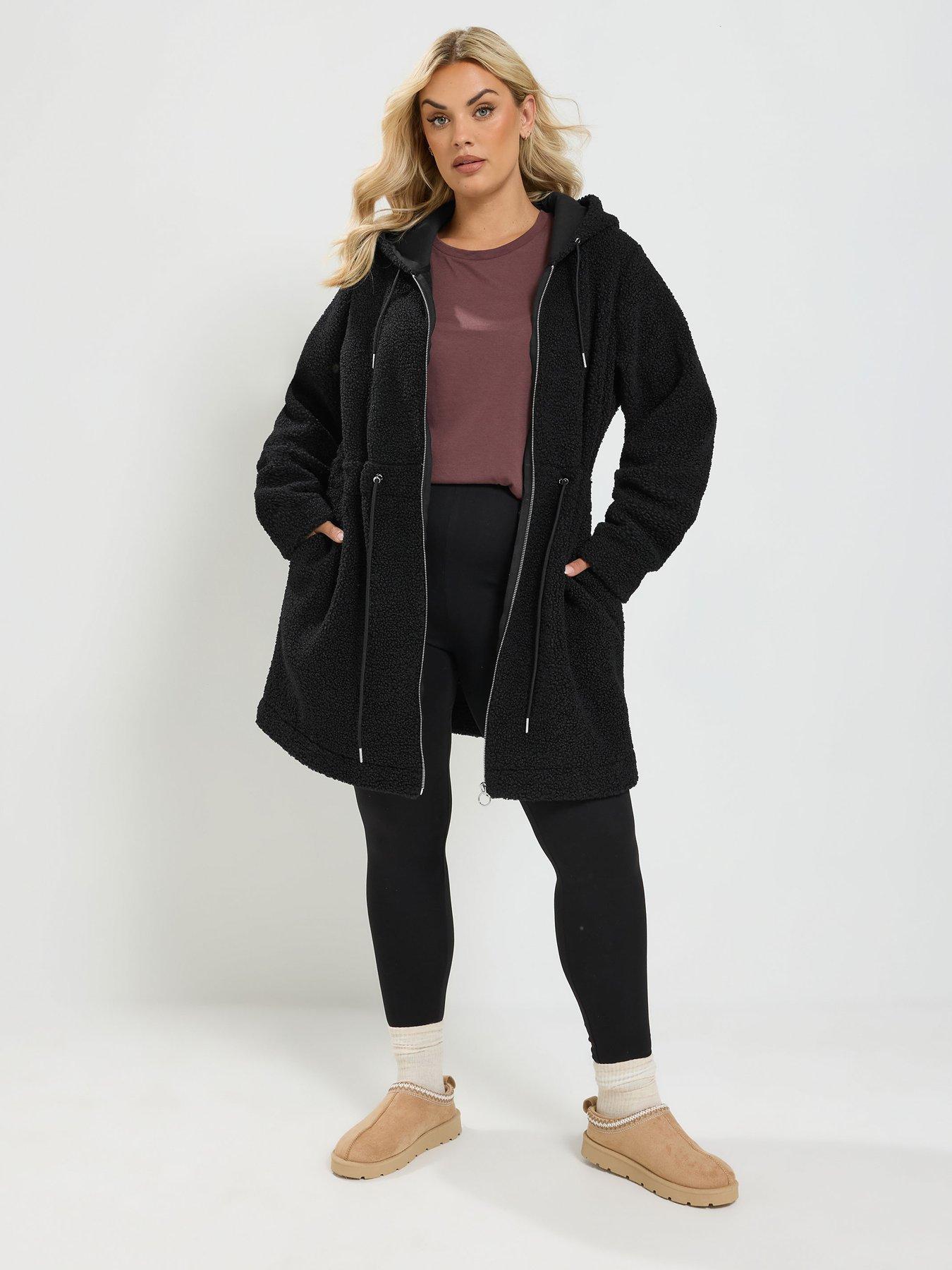 Image 3 of 4 of Yours Curve Mini Borg Fleece Tunic