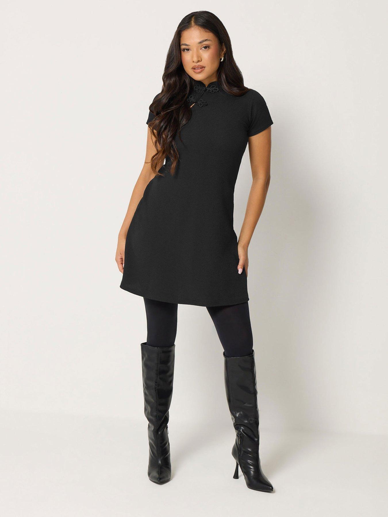 Image 3 of 4 of PixieGirl Petite Mini Skater Dress