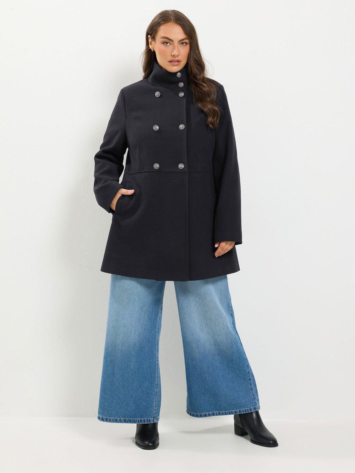Image 3 of 4 of Yours Curve Dolly Coat