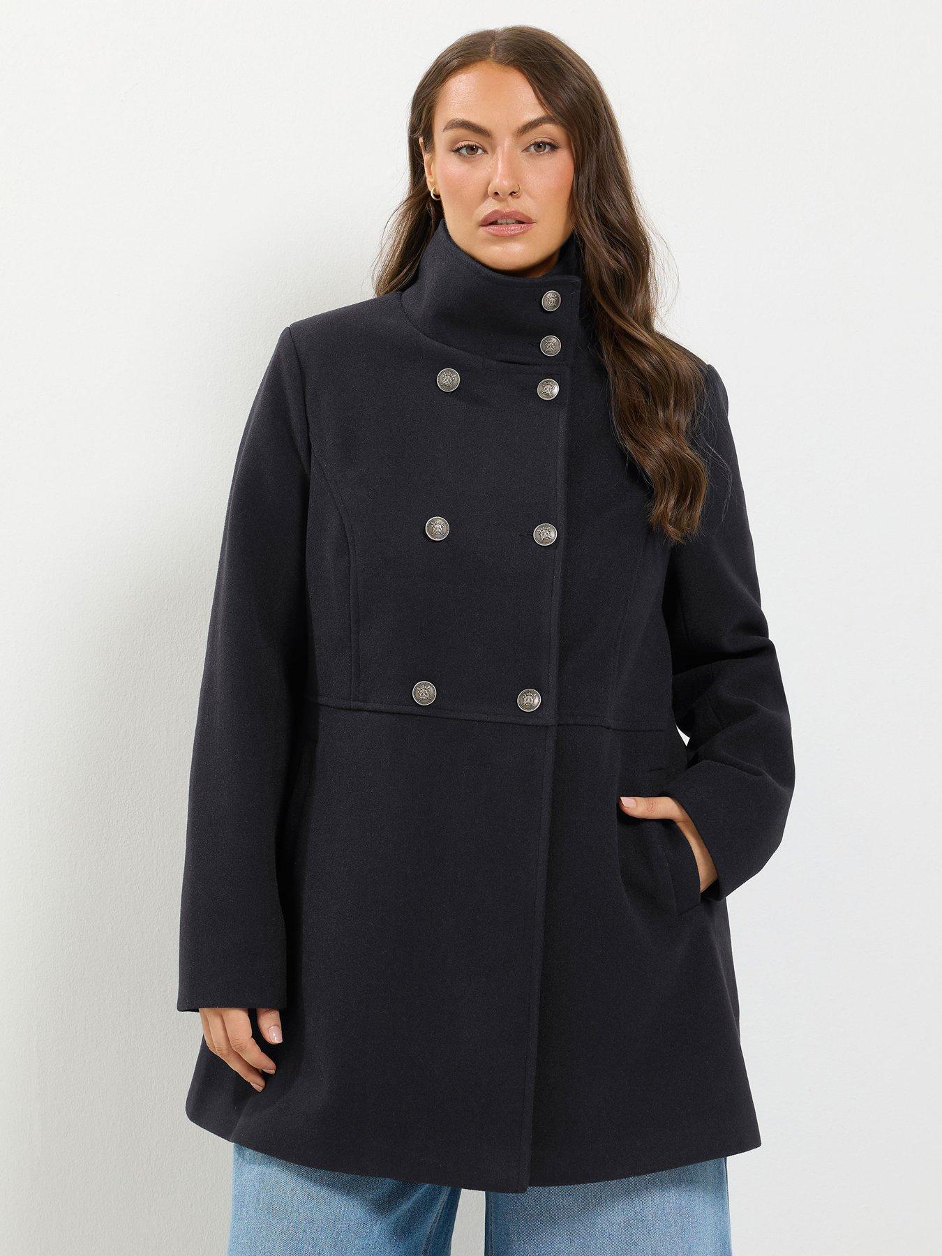 Image 4 of 4 of Yours Curve Dolly Coat