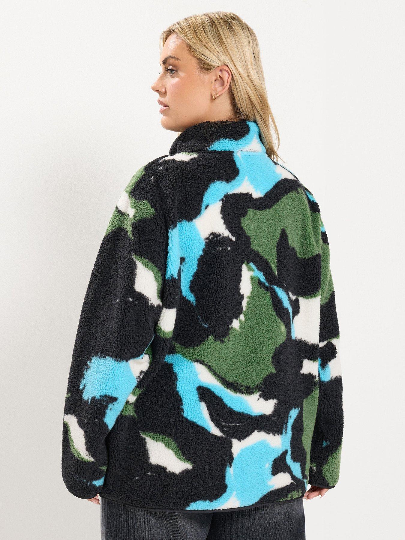 Image 2 of 4 of Yours Curve Borg Fleece Jacket