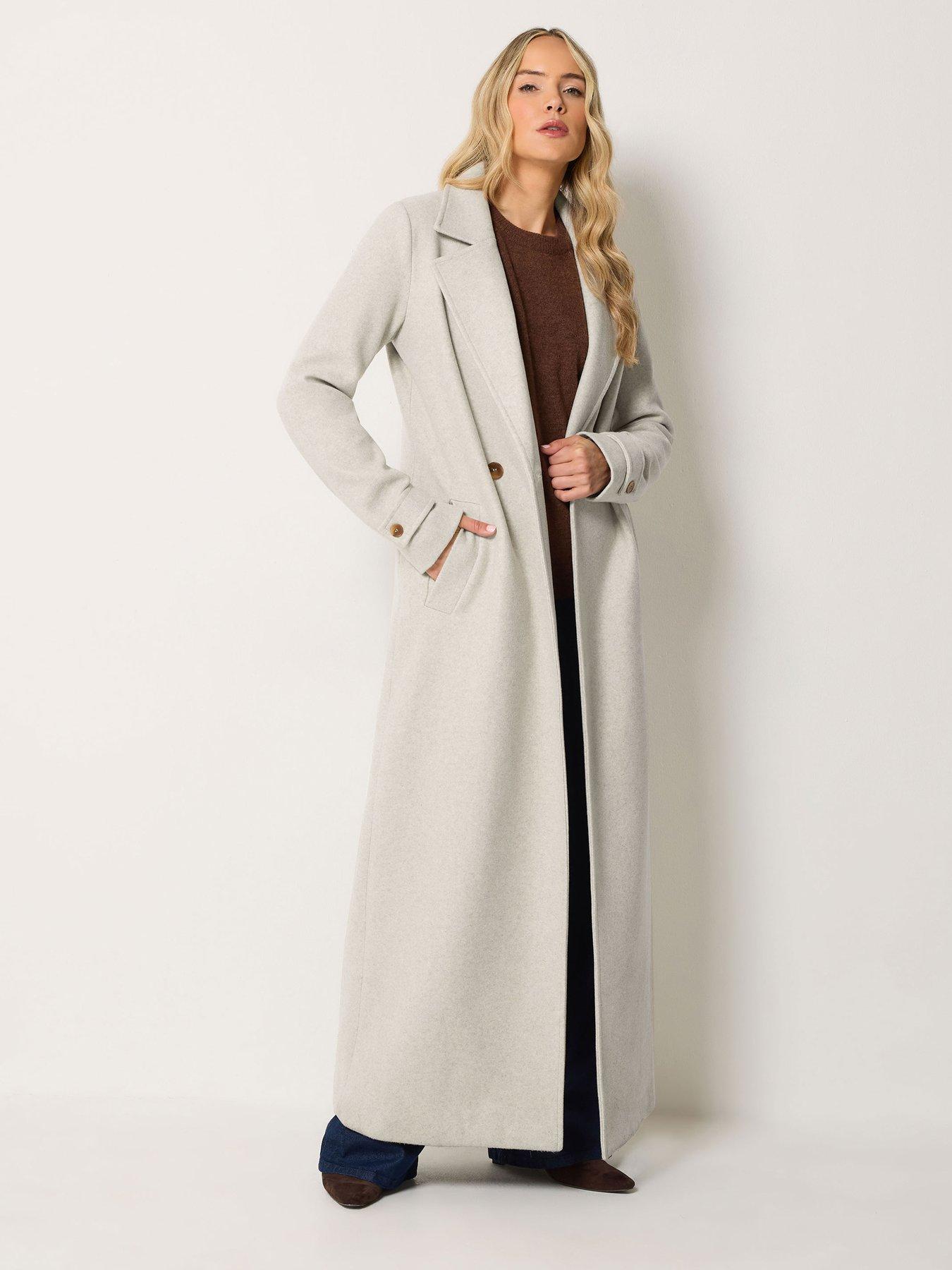 Image 3 of 4 of Yours Tall Maxi Coat
