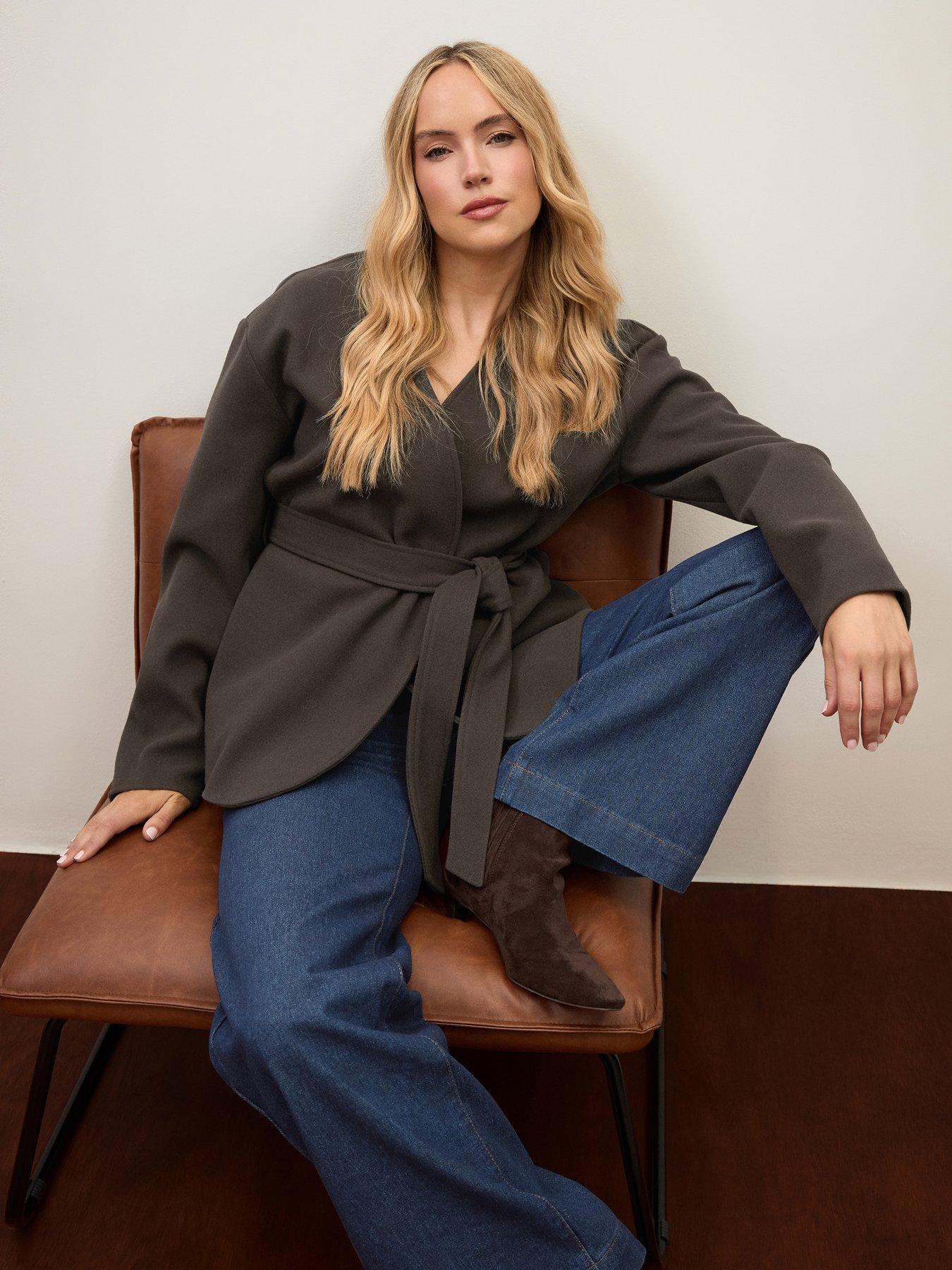 Image 1 of 4 of Yours Tall Wrap Jacket
