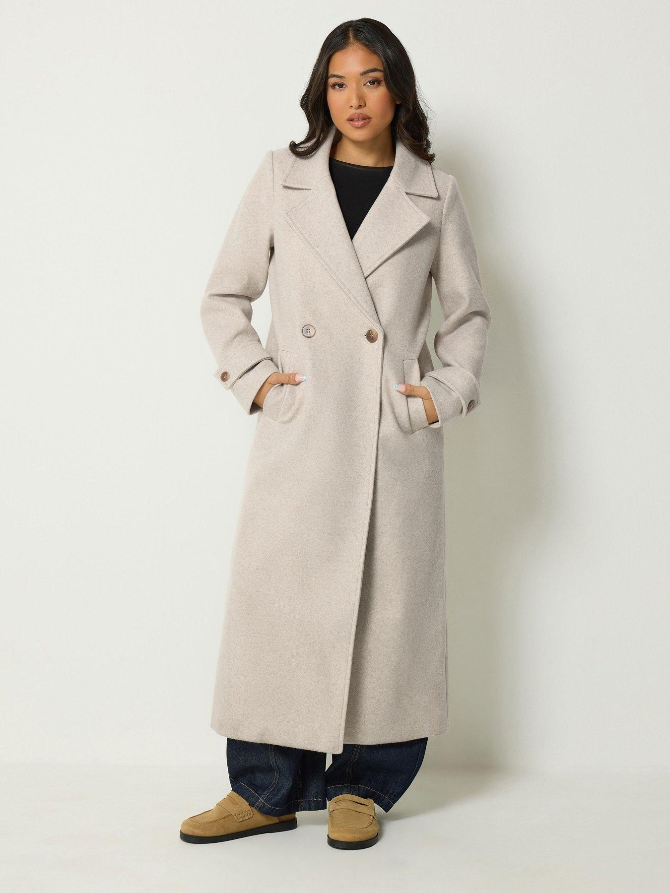 Image 1 of 4 of Yours Petite Maxi City Coat