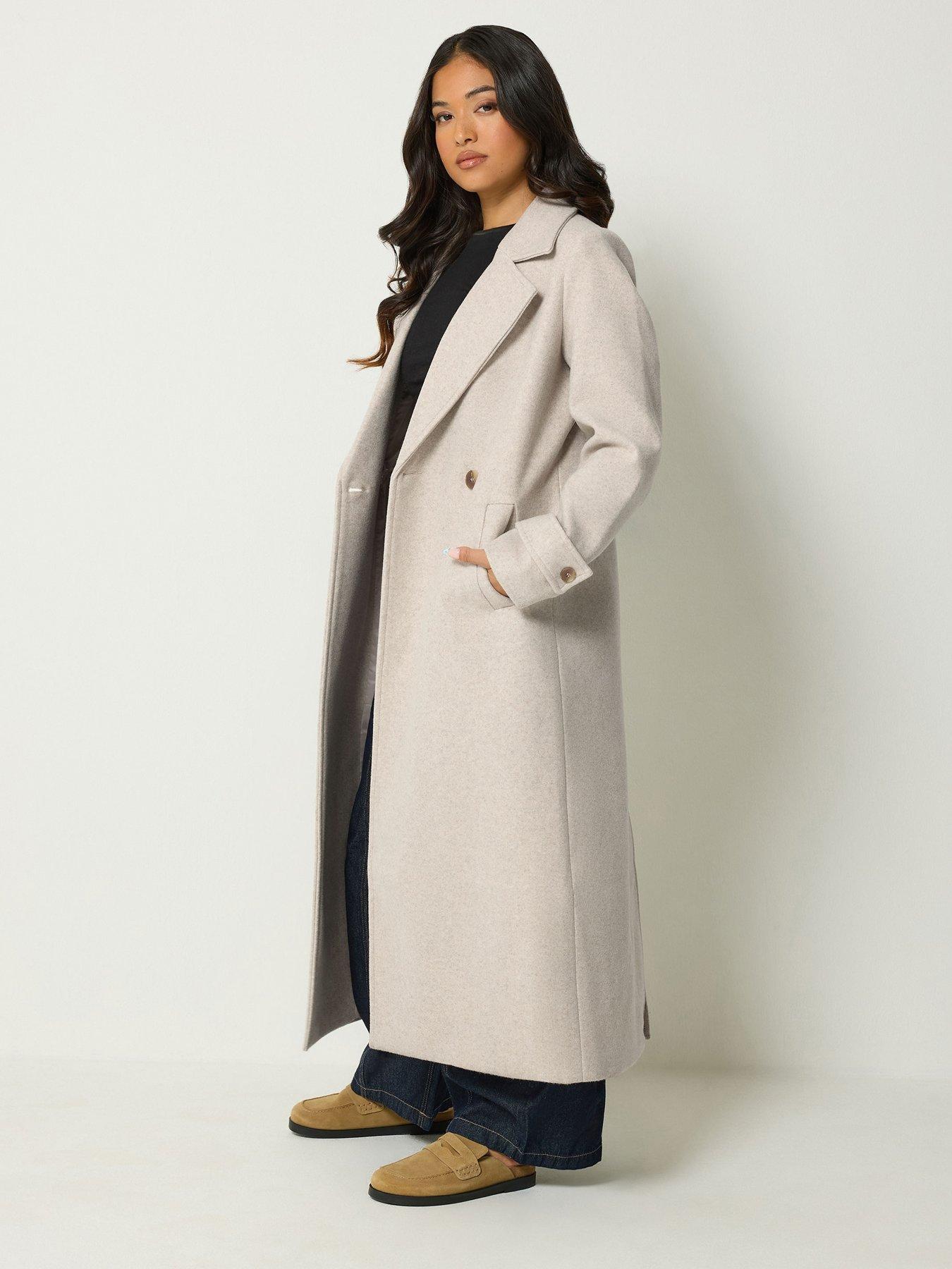 Image 3 of 4 of Yours Petite Maxi City Coat