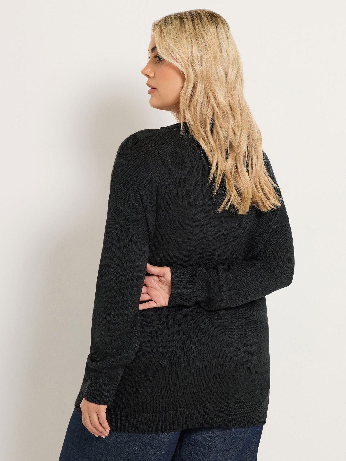 Image 2 of 4 of Yours Curve Merry &amp; Bright Sequin Jumper