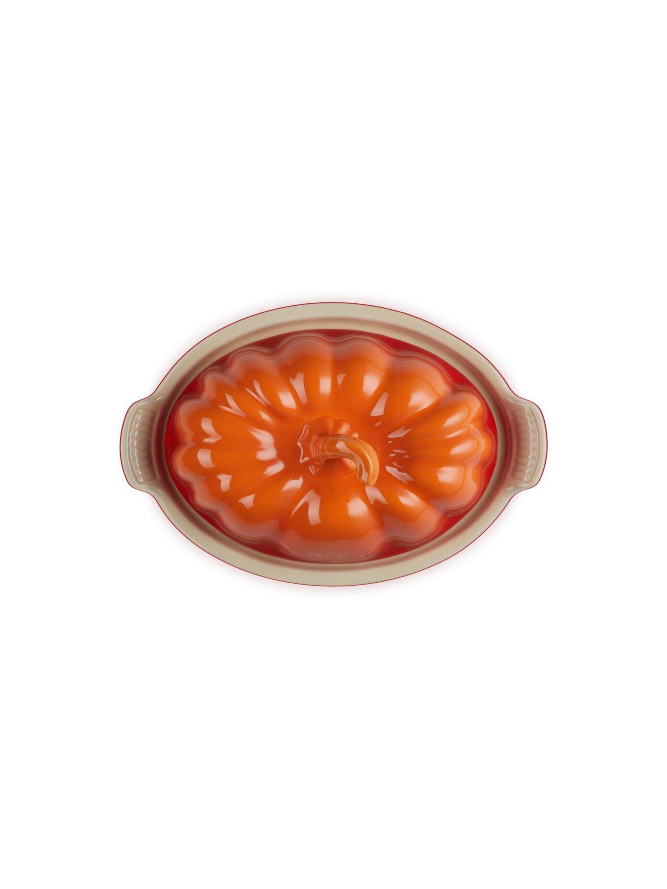 Image 5 of 6 of Le Creuset Le Creuset Stonware Pumpkin Butter Dish Volcanic