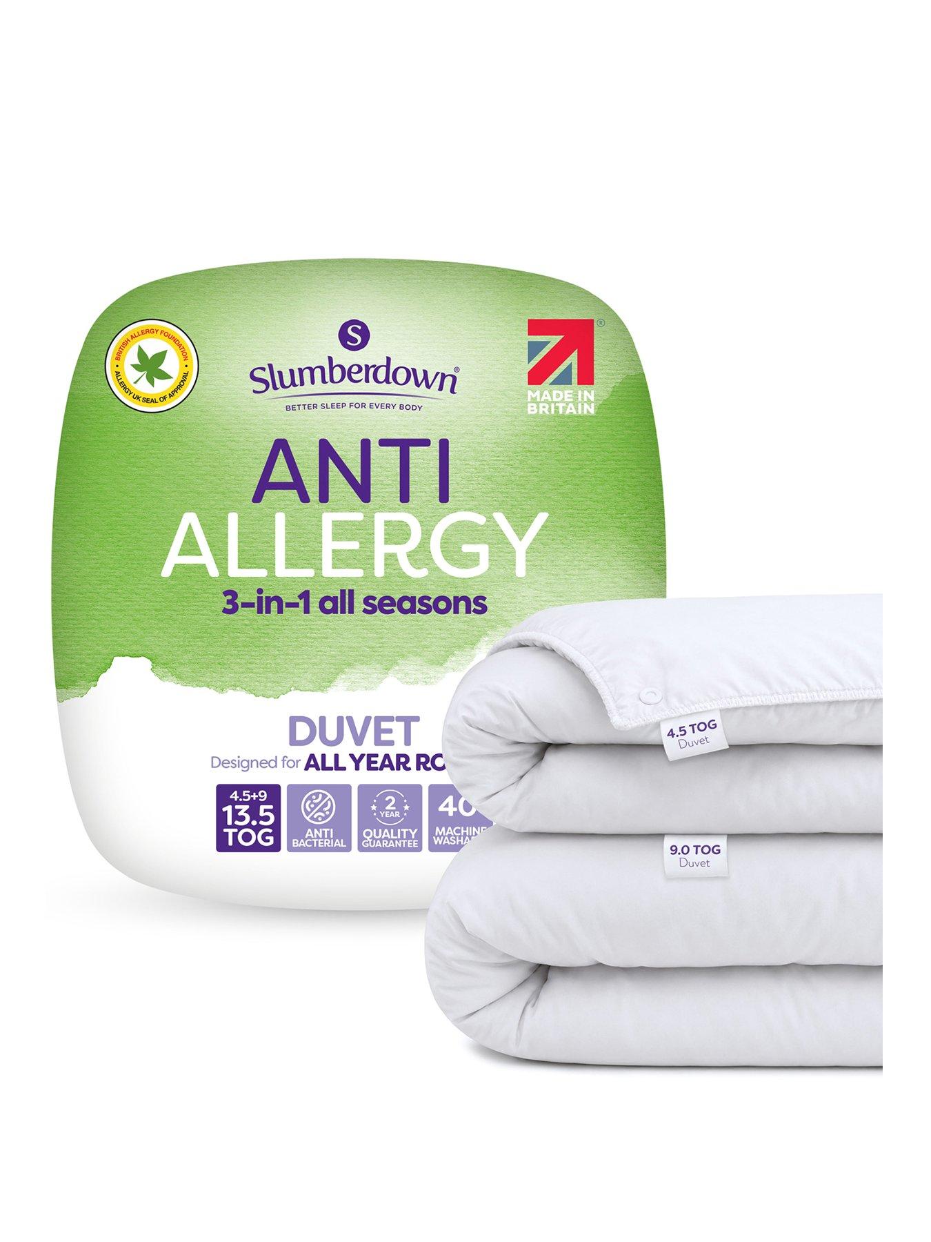 Snuggledown of Norway Slumberdown All Seasons Anti Allergy Duvet, 13.5 Tog