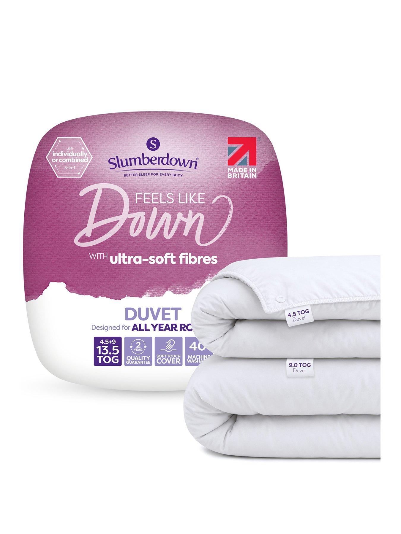Slumberdown Slumberdown All Seasons Feels Like Down Duvet, 13.5 Tog