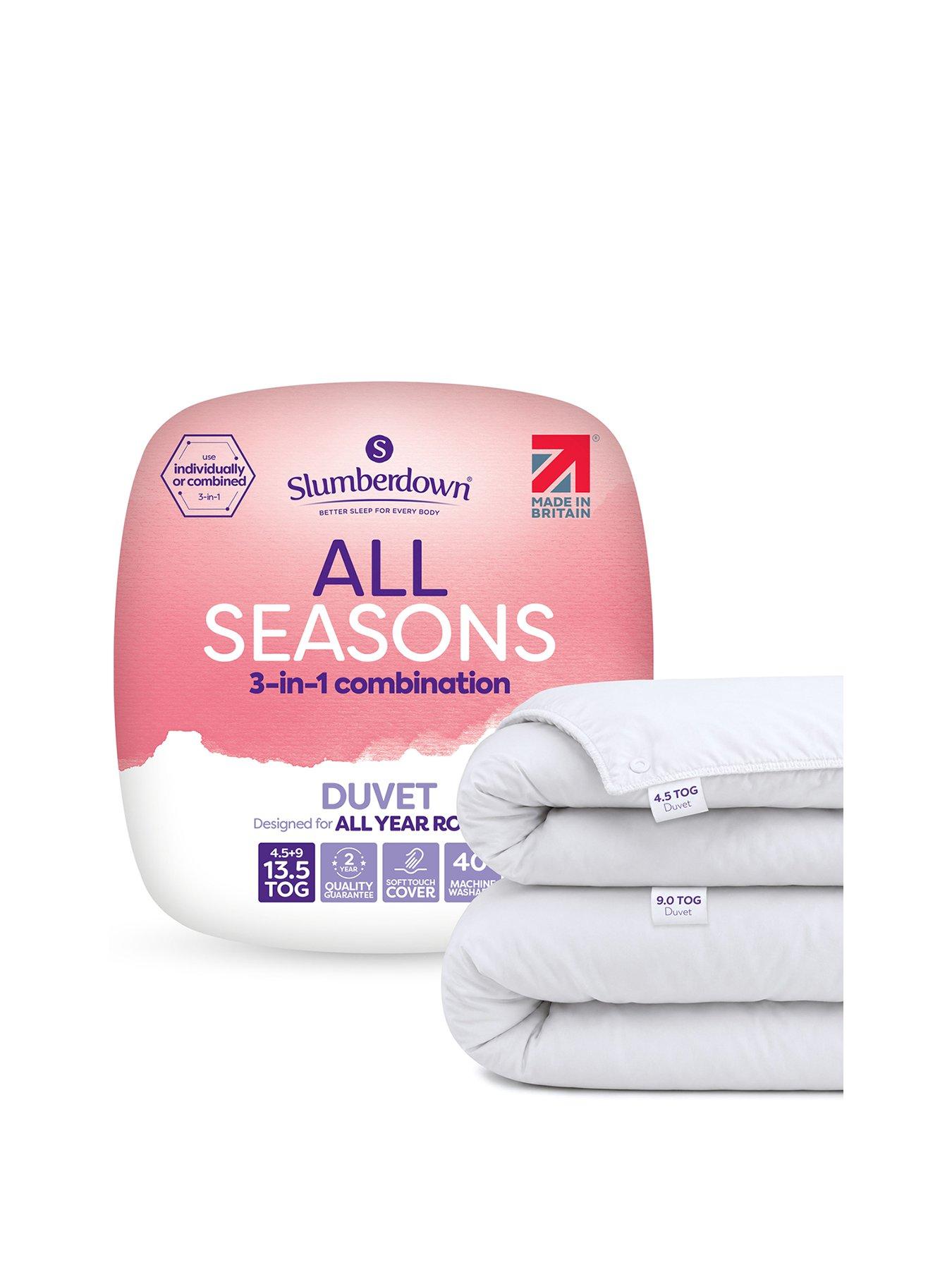 Slumberdown Slumberdown All Seasons Combi Duvet, 13.5 Tog, Single