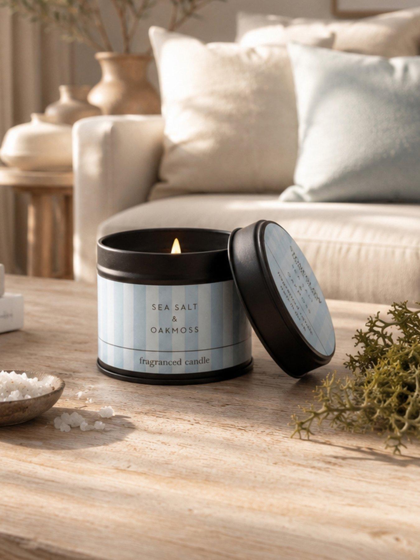 Image 1 of 4 of Stoneglow Modern Classics - Candle Tin Sea Salt And Oakmoss