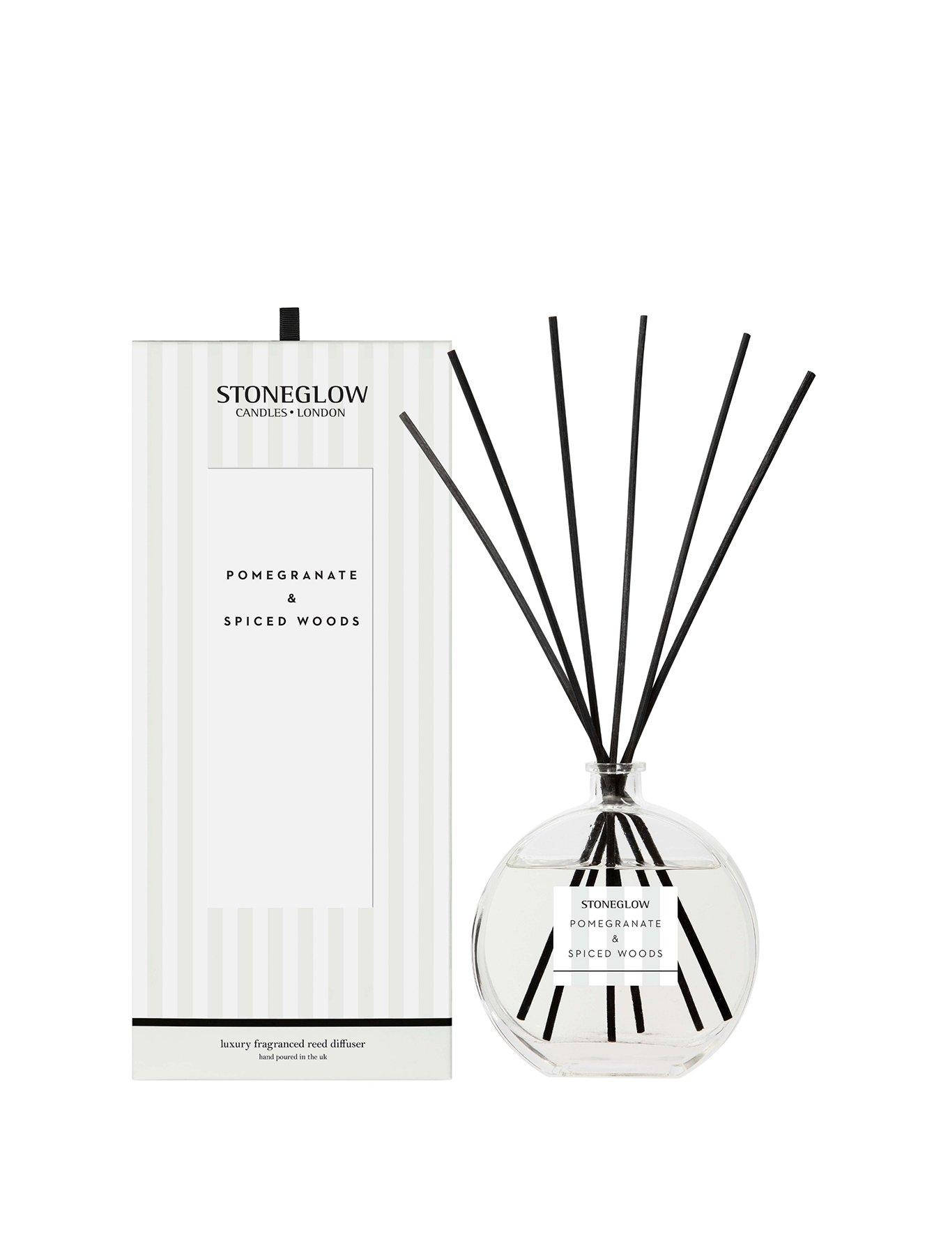 Image 2 of 2 of Stoneglow Stoneglow Modern Classics - Large Reed Diffuser Pomegranate & Spiced Woods