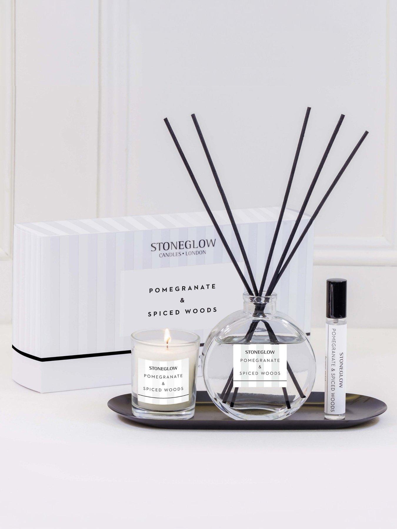 Stoneglow Stoneglow Modern Classics - Gift Set - Diffuser, Home Mist, Candle Pomegranate & Spiced Woods