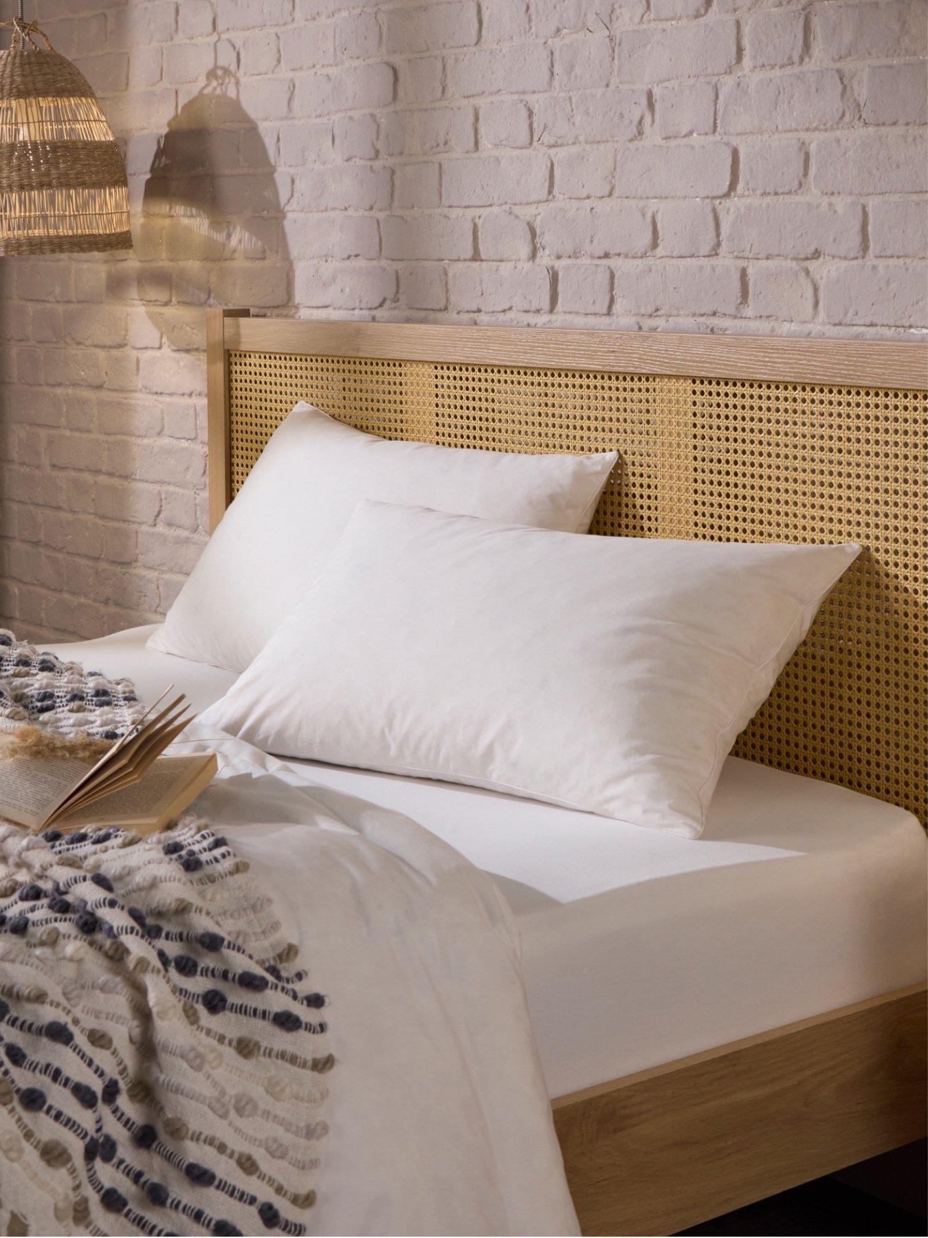 Snuggledown of Norway Snuggledown Scandi Duck Feather  &  Down Pillow, Medium, 2 Pack