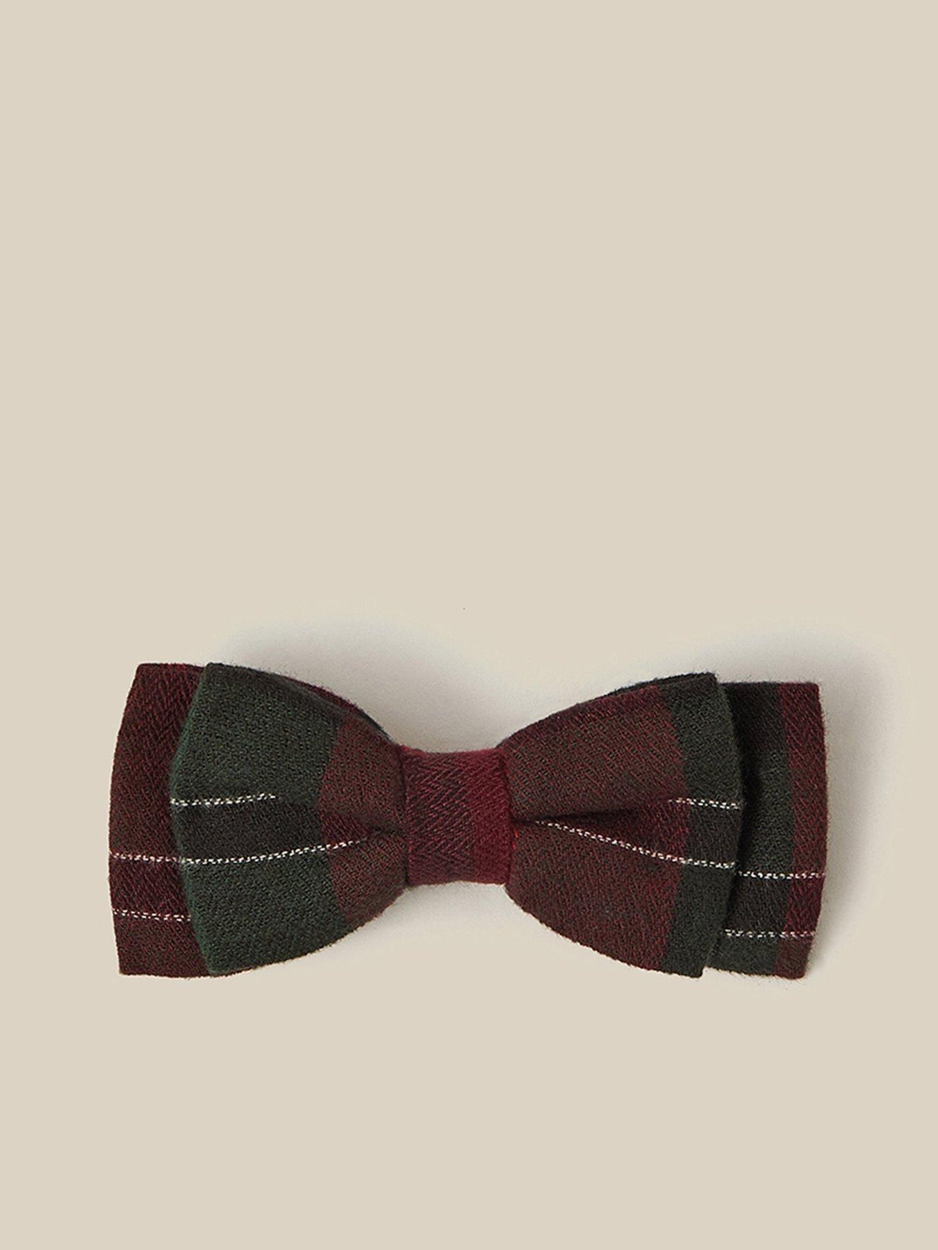 Image 1 of 3 of Monsoon Girls Tartan Bow Clip - Multi