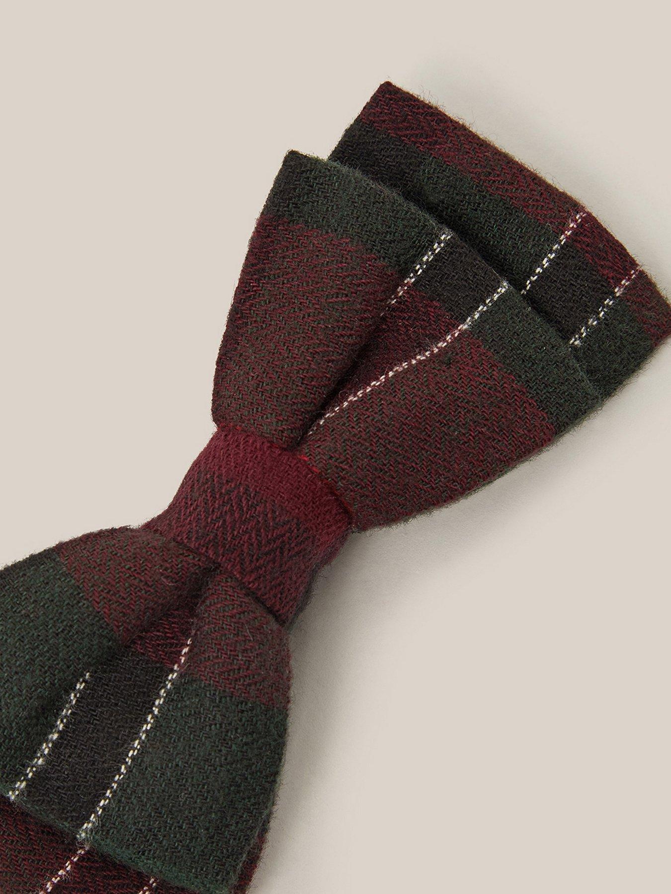 Image 3 of 3 of Monsoon Girls Tartan Bow Clip - Multi