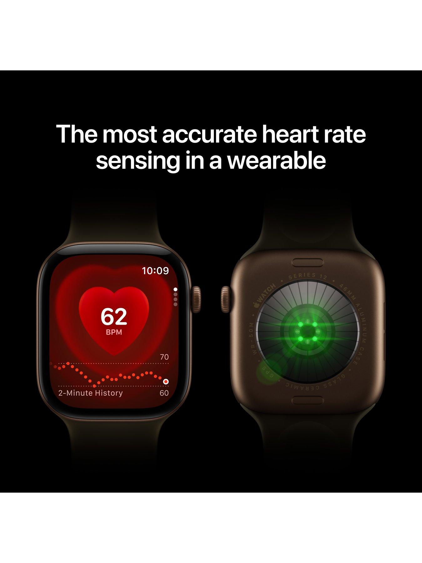 Image 2 of 8 of Apple Watch Series (12) GPS 42mm Black Aluminium Case with Black Sport Band - M/L