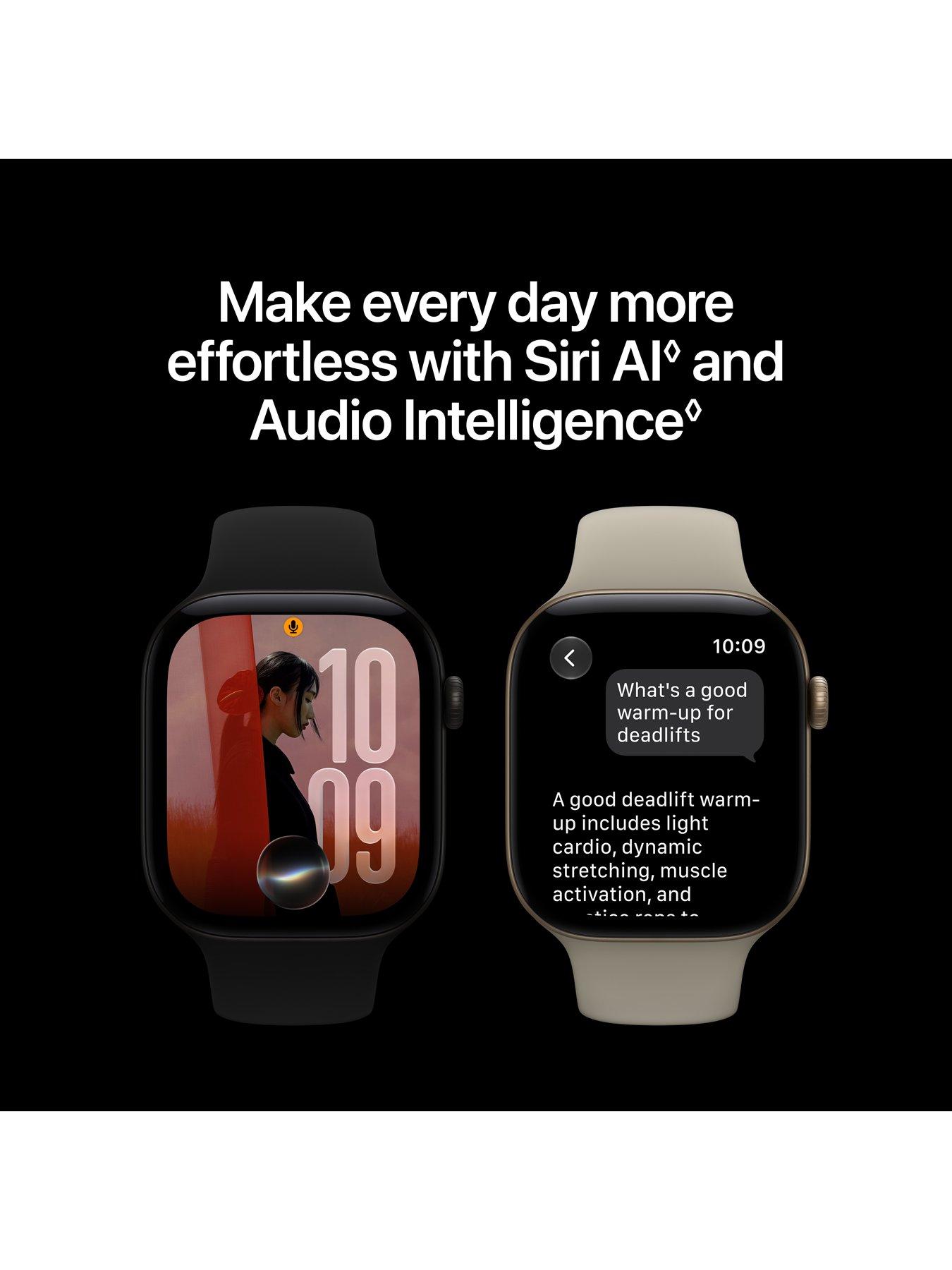 Image 5 of 8 of Apple Watch Series (12) GPS 42mm Black Aluminium Case with Black Sport Band - M/L