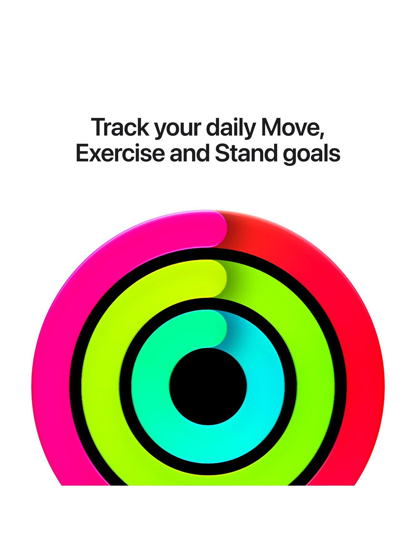 Image 3 of 7 of Apple Watch SE 3 (GPS, 2026) 40mm Midnight Aluminium Case with Navy Blue Sport Band - M/L